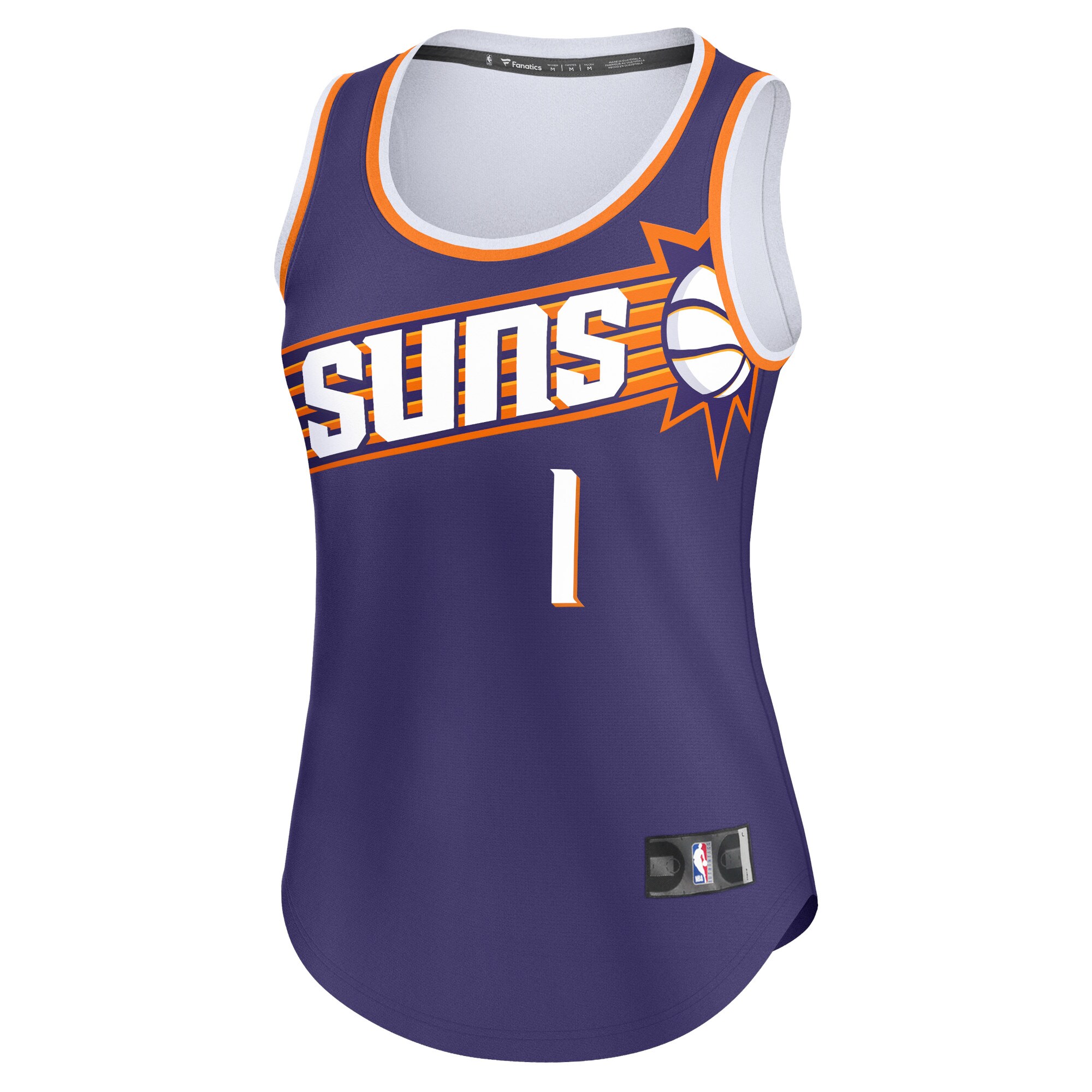 Devin Booker Phoenix Suns Fanatics Branded Women's Fast Break Player Jersey - Icon Edition - Purple