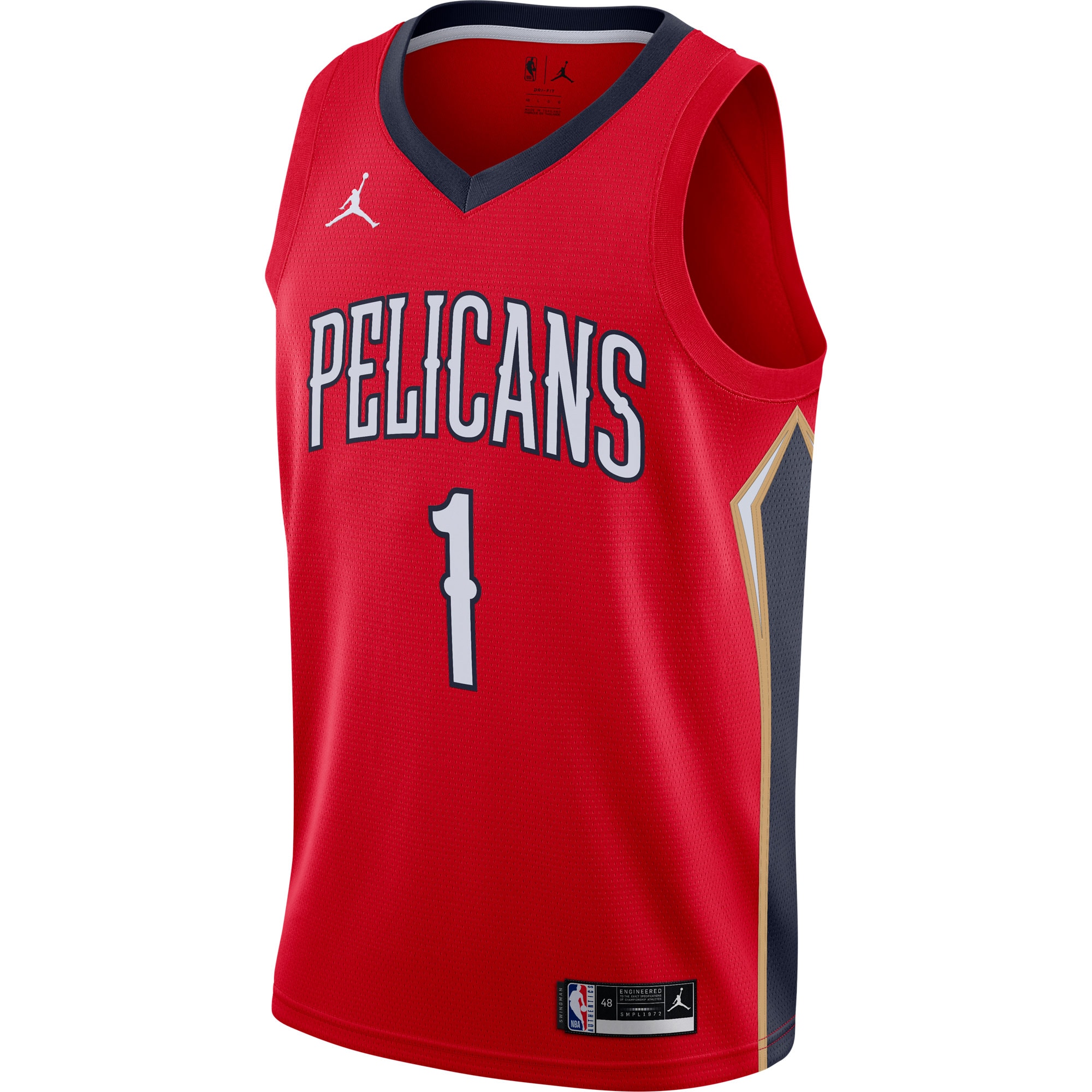 Zion Williamson New Orleans Pelicans Jordans Brand 2020/21 Swingman Jersey - Statement Edition - Red