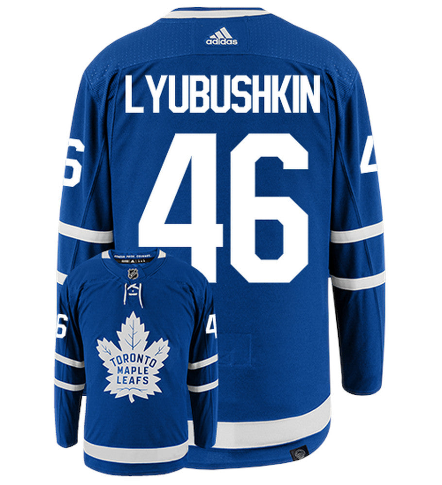 Ilya Lybushkin Toronto Maple Leafs Adidas Primegreen Authentic NHL Hockey Jersey