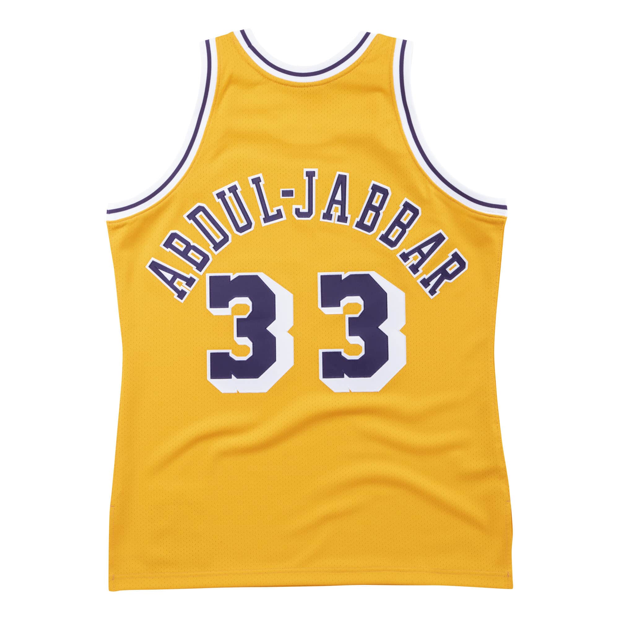 Authentic Jersey Los Angeles Lakers 1984-85 Kareem Abdul-Jabbar