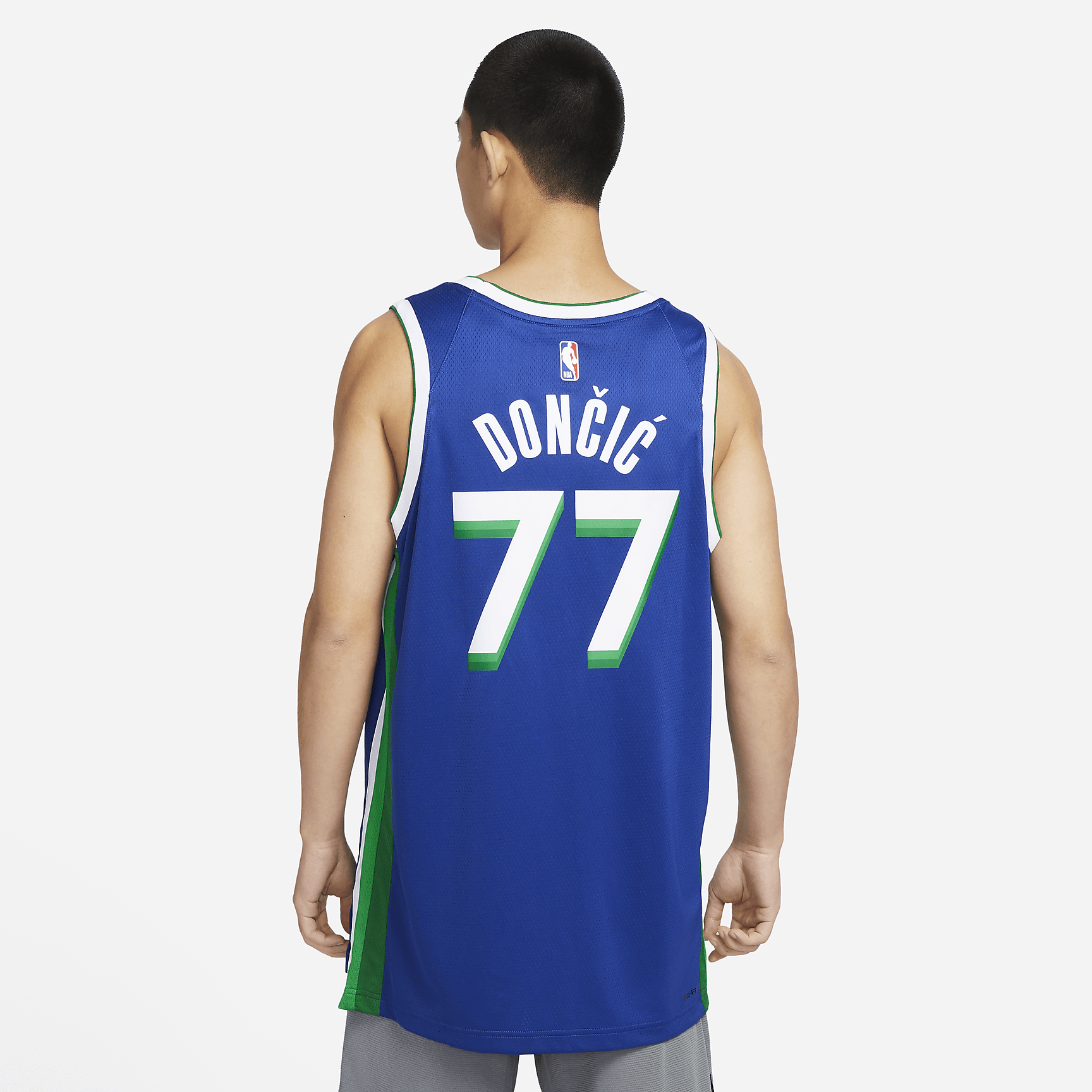 Luka Doncic Dallas Mavericks City Edition Nike Dri-FIT NBA Swingman Jersey - Rush Blue