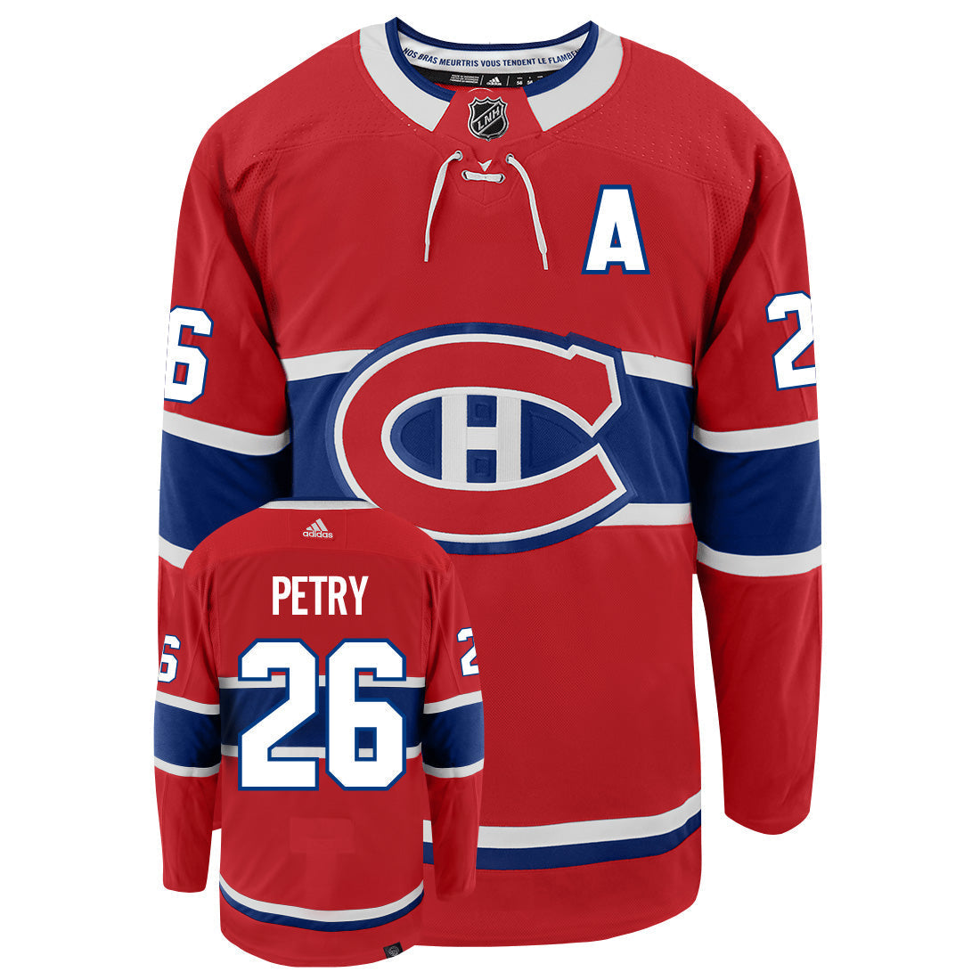Jeff Petry Montreal Canadiens Adidas Primegreen Authentic NHL Hockey Jersey