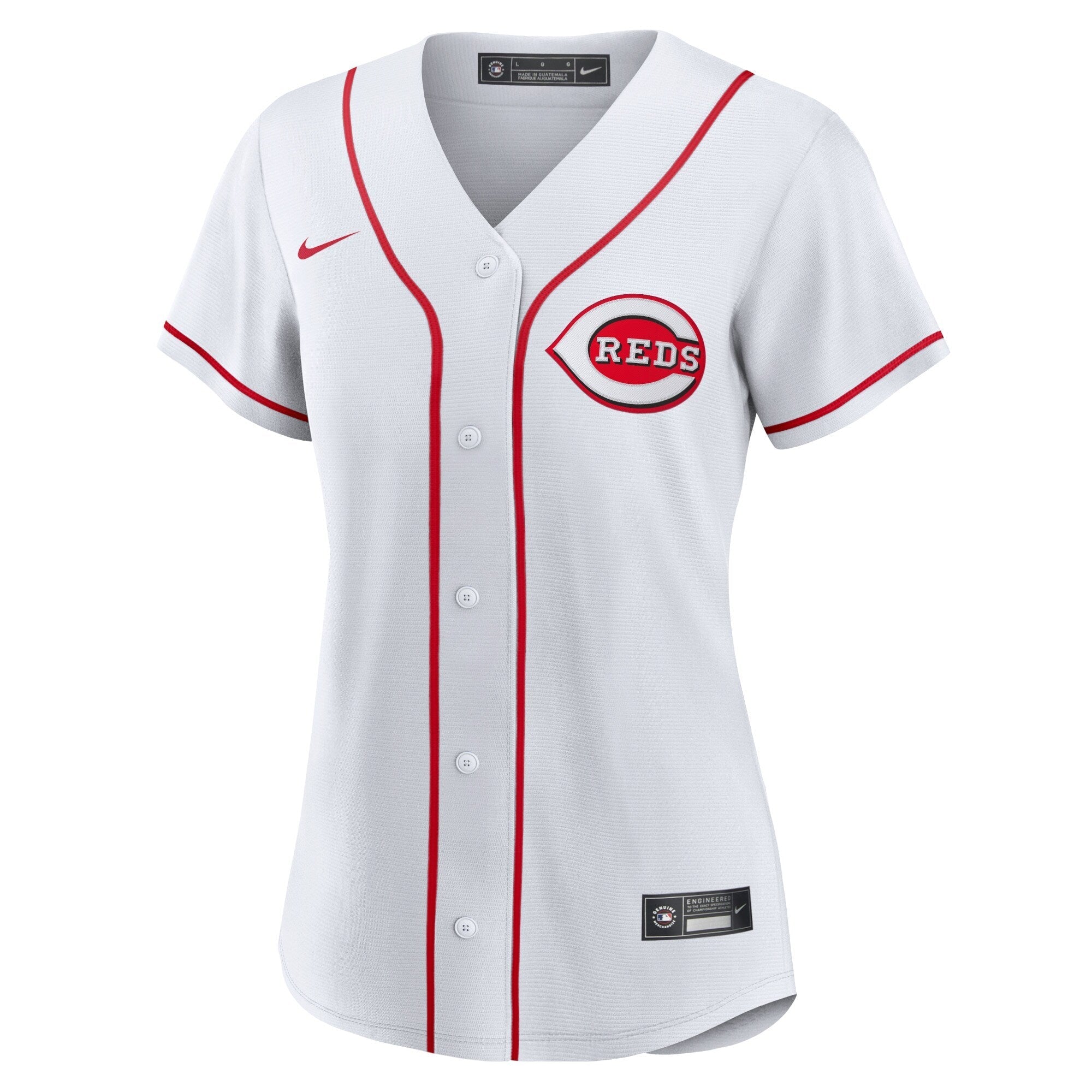 Women's Nike White Cincinnati Reds Home Blank Replica Jersey