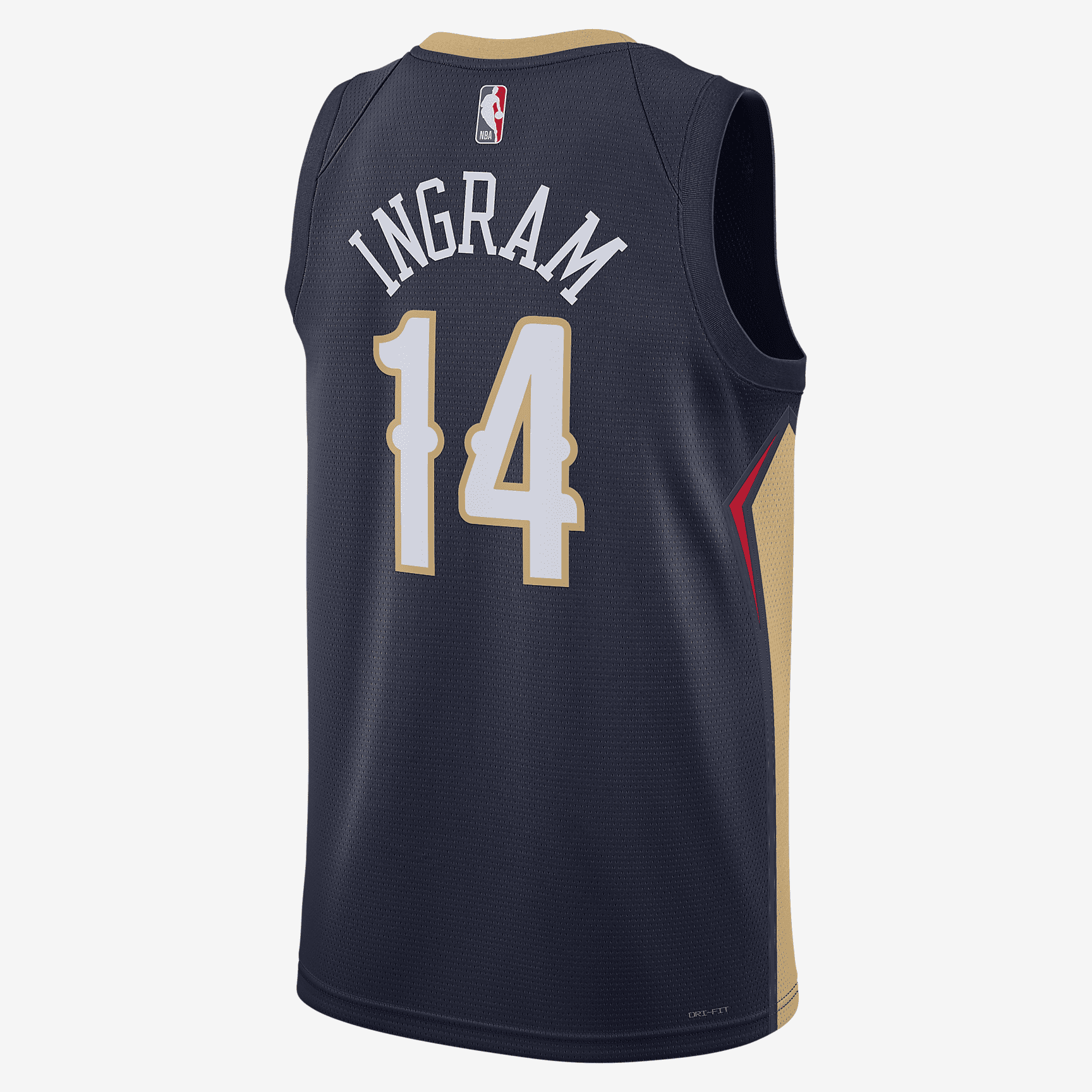 New Orleans Pelicans Icon Edition 2022/23 Nike Dri-FIT NBA Swingman Jersey - College Navy