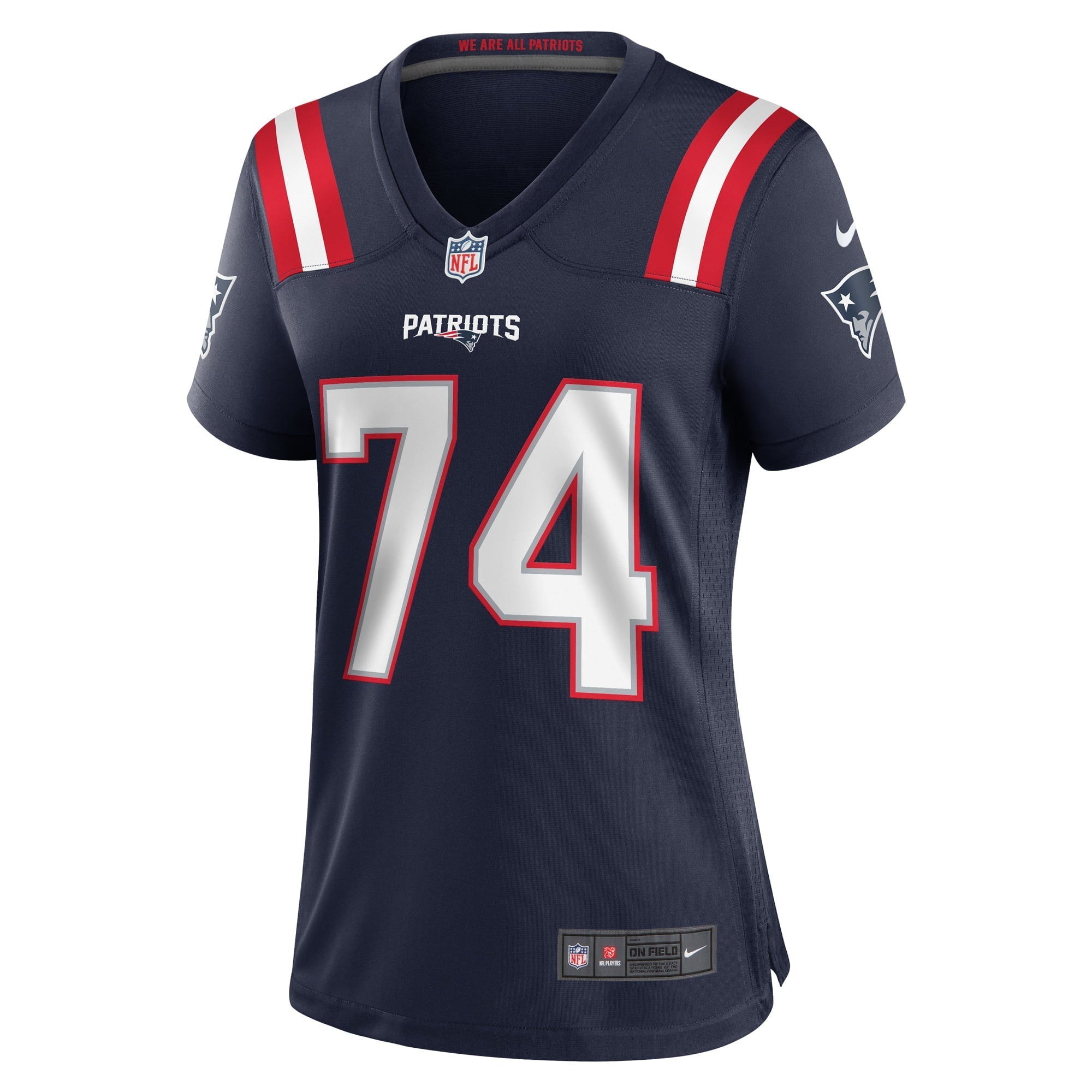 Women's Nike Riley Reiff Navy New England Patriots Game Jersey