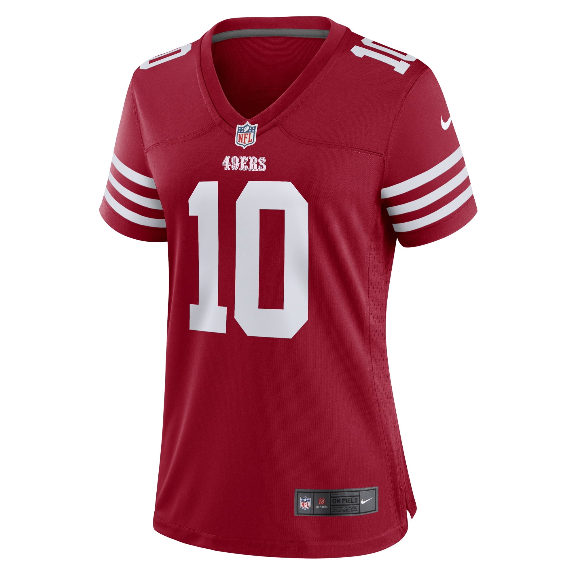 Women's Nike Ronnie Bell Scarlet San Francisco 49ers Team Game Jersey