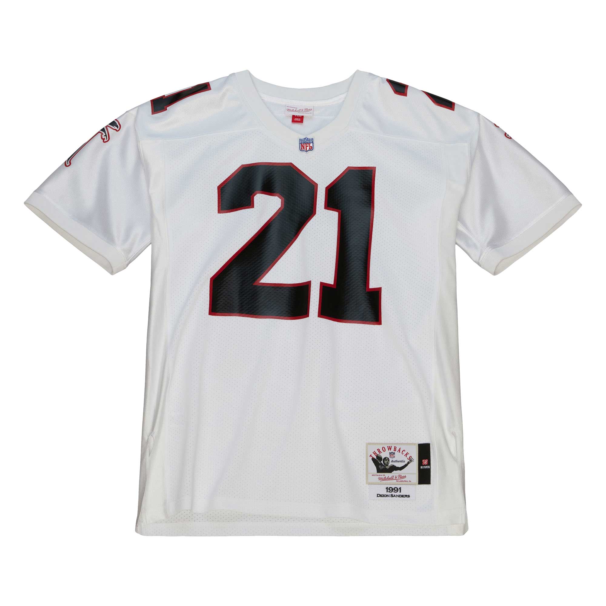 Deion Sanders Atlanta Falcons Mitchell & Ness 1991 Authentic Jersey - White