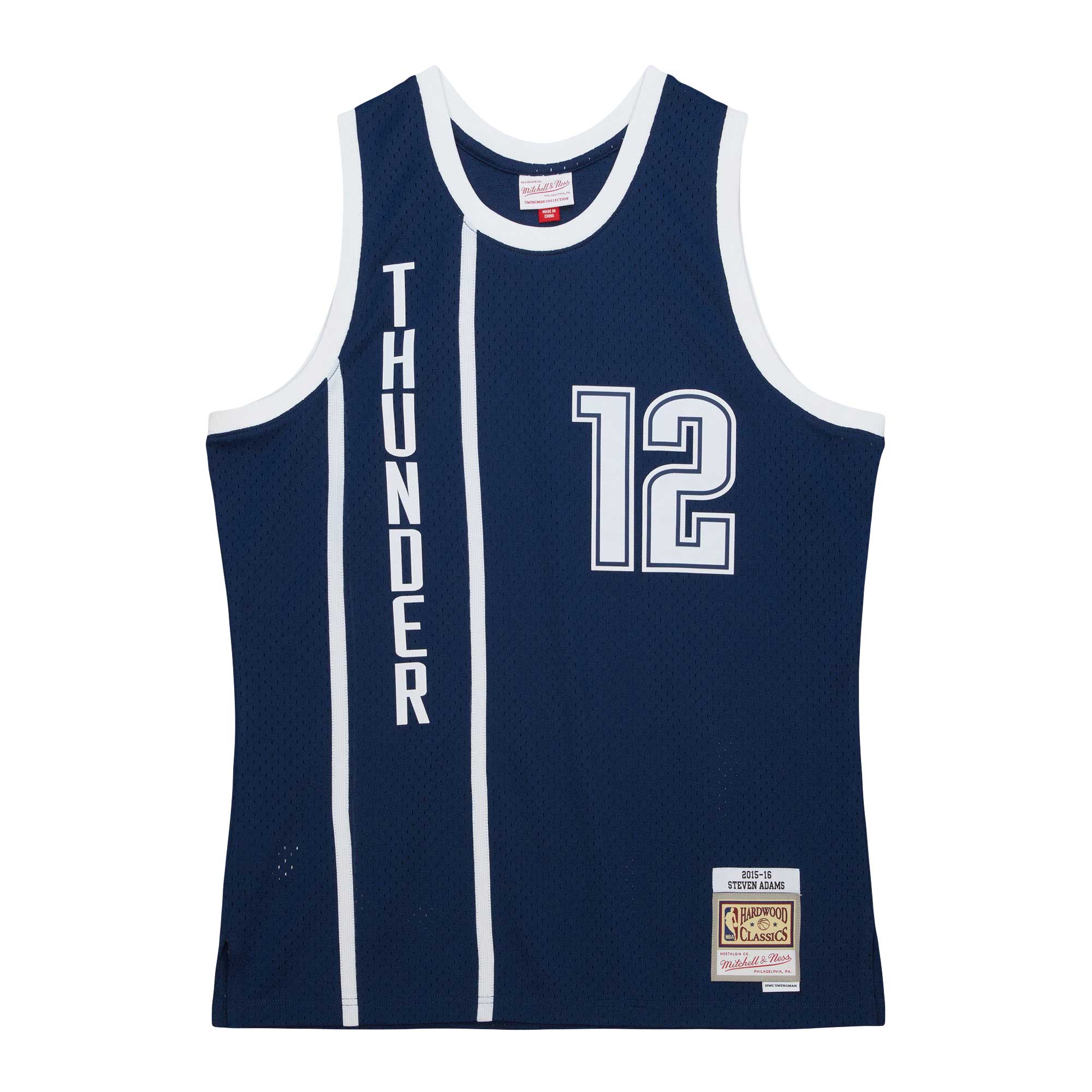 Steven Adams Oklahoma City Thunder Mitchell & Ness Hardwood Classics Swingman Jersey - Navy