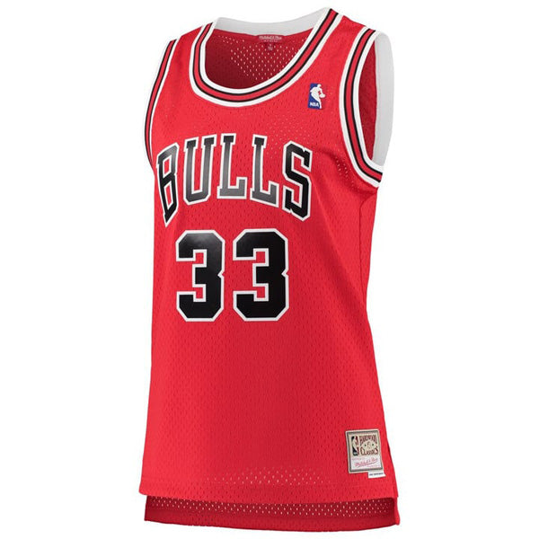 Men's Chicago Bulls Scottie Pippen 1997-98 Hardwood Classics Jersey - Red