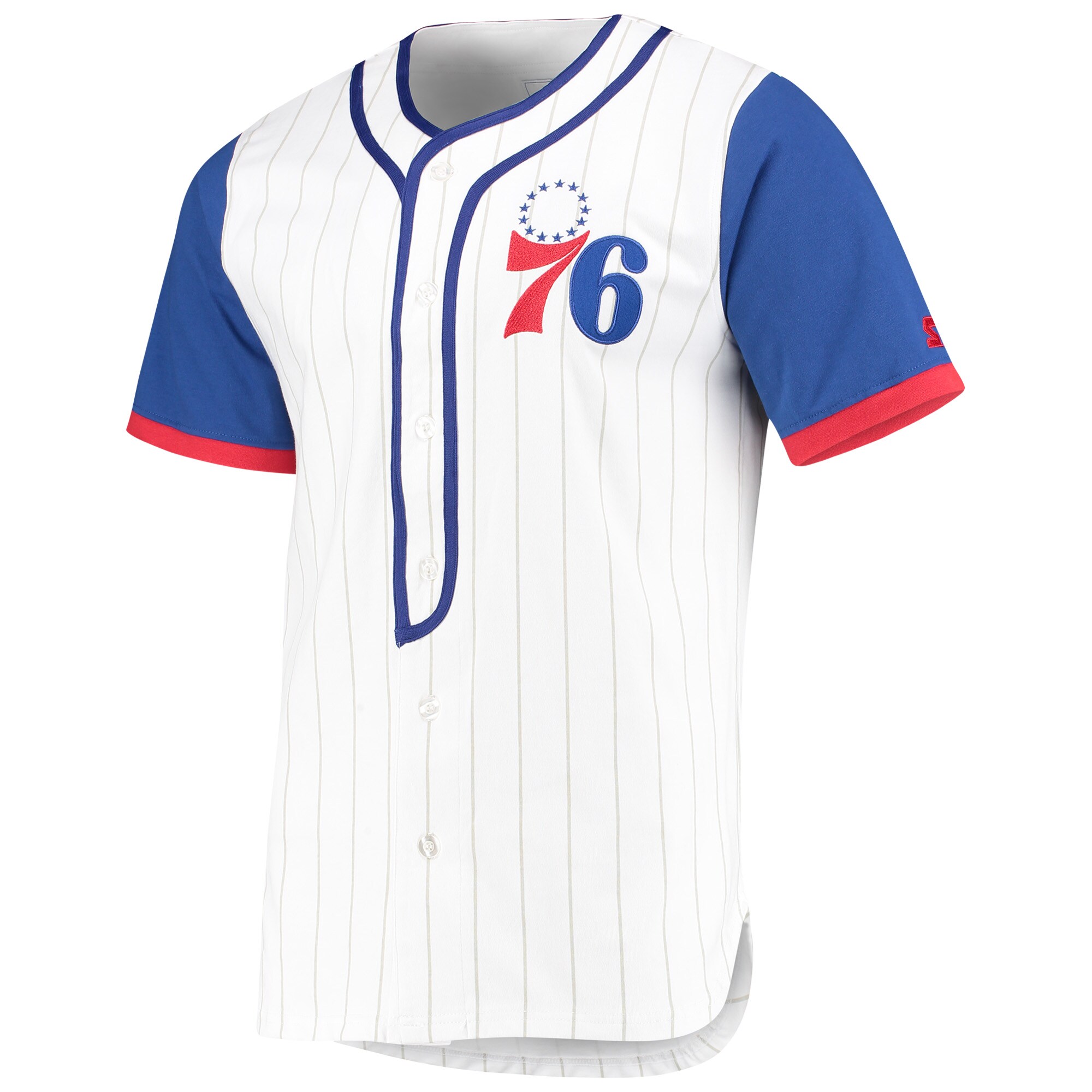 Philadelphia 76ers Starter Scout Baseball Fashion Jersey - White