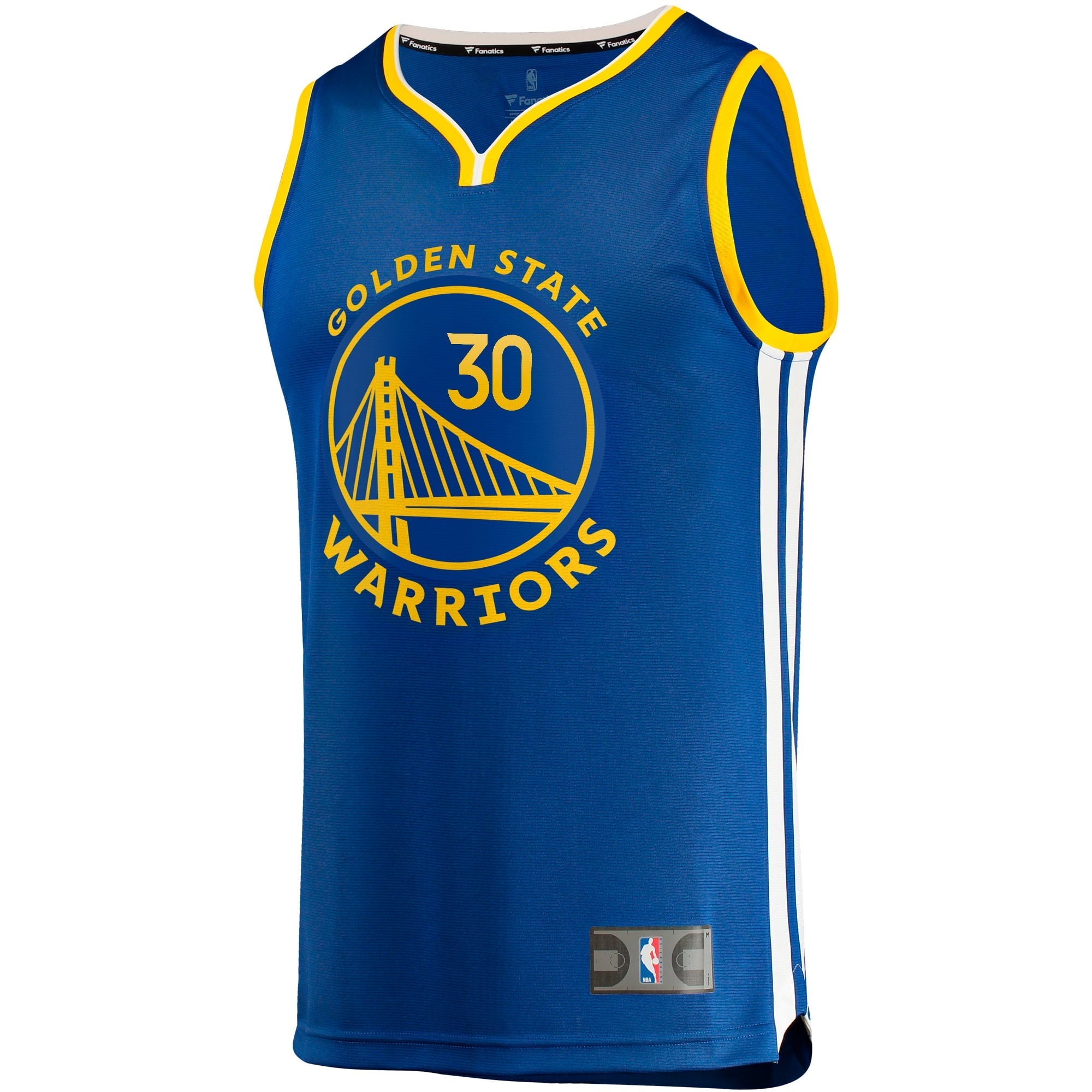 Men's Fanatics Branded Stephen Curry Royal Golden State Warriors Big & Tall Fast Break Player Jersey - Icon Edition