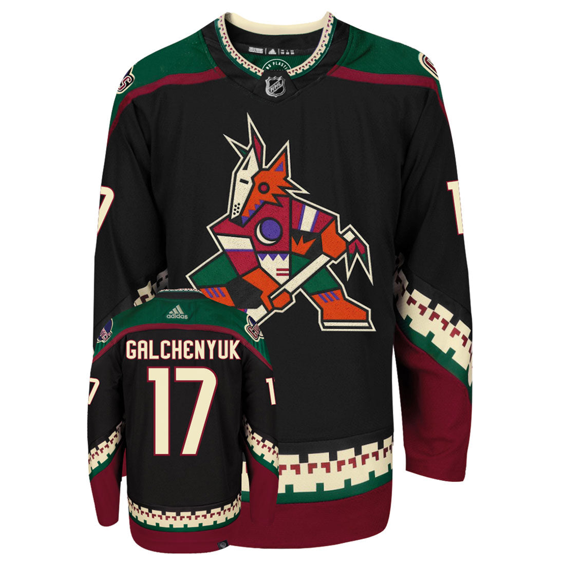 Alex Galchenyuk Arizona Coyotes Adidas Primegreen Authentic NHL Hockey Jersey