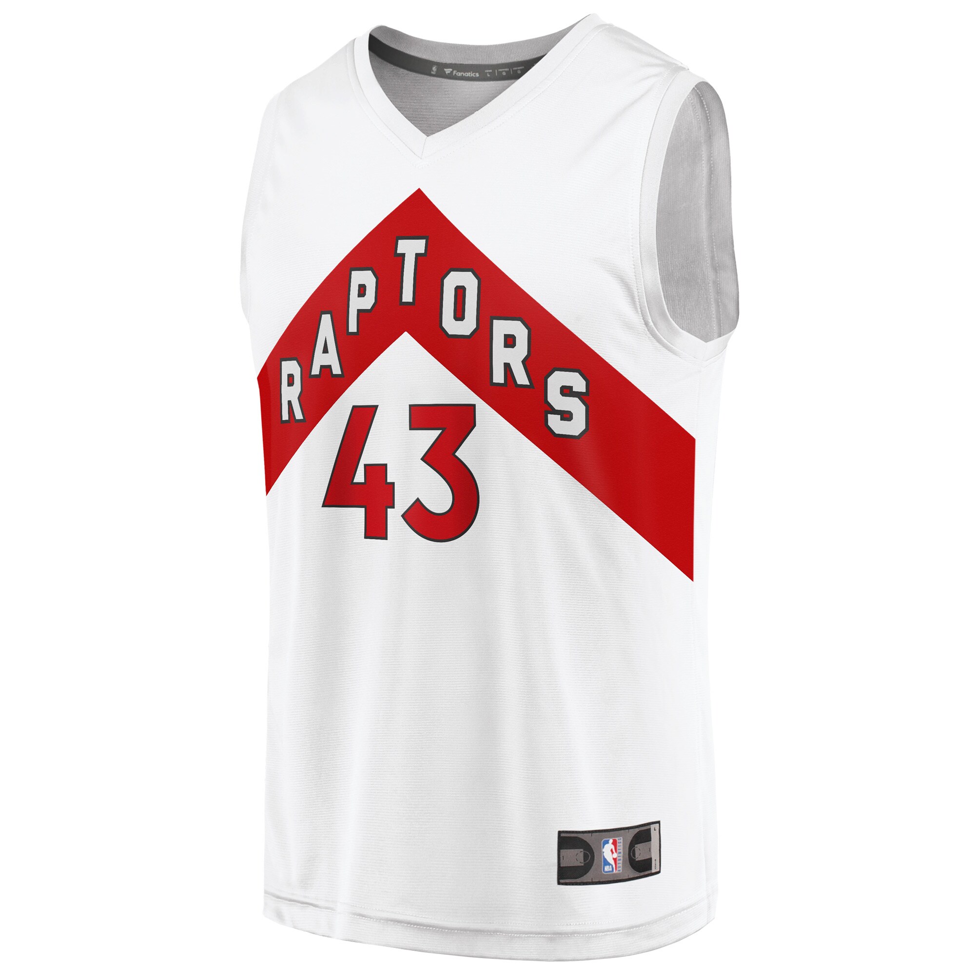 Pascal Siakam Toronto Raptors Fanatics Branded 2020/21 Fast Break Replica Player Jersey White - Association Edition