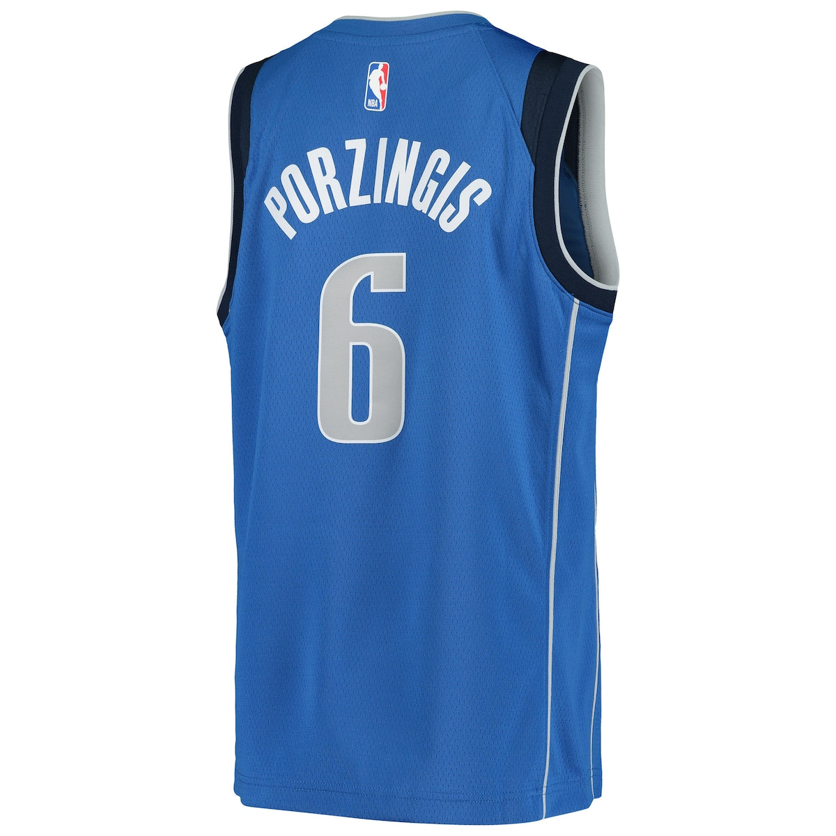 Boys' Grade School Kristaps Porzingis Nike Mavericks Swingman Jersey - Blue