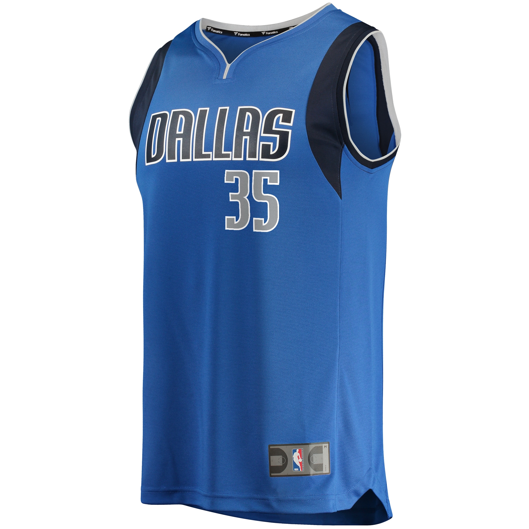 Christian Wood Dallas Mavericks Fanatics Branded Fast Break Replica Jersey - Icon Edition - Blue