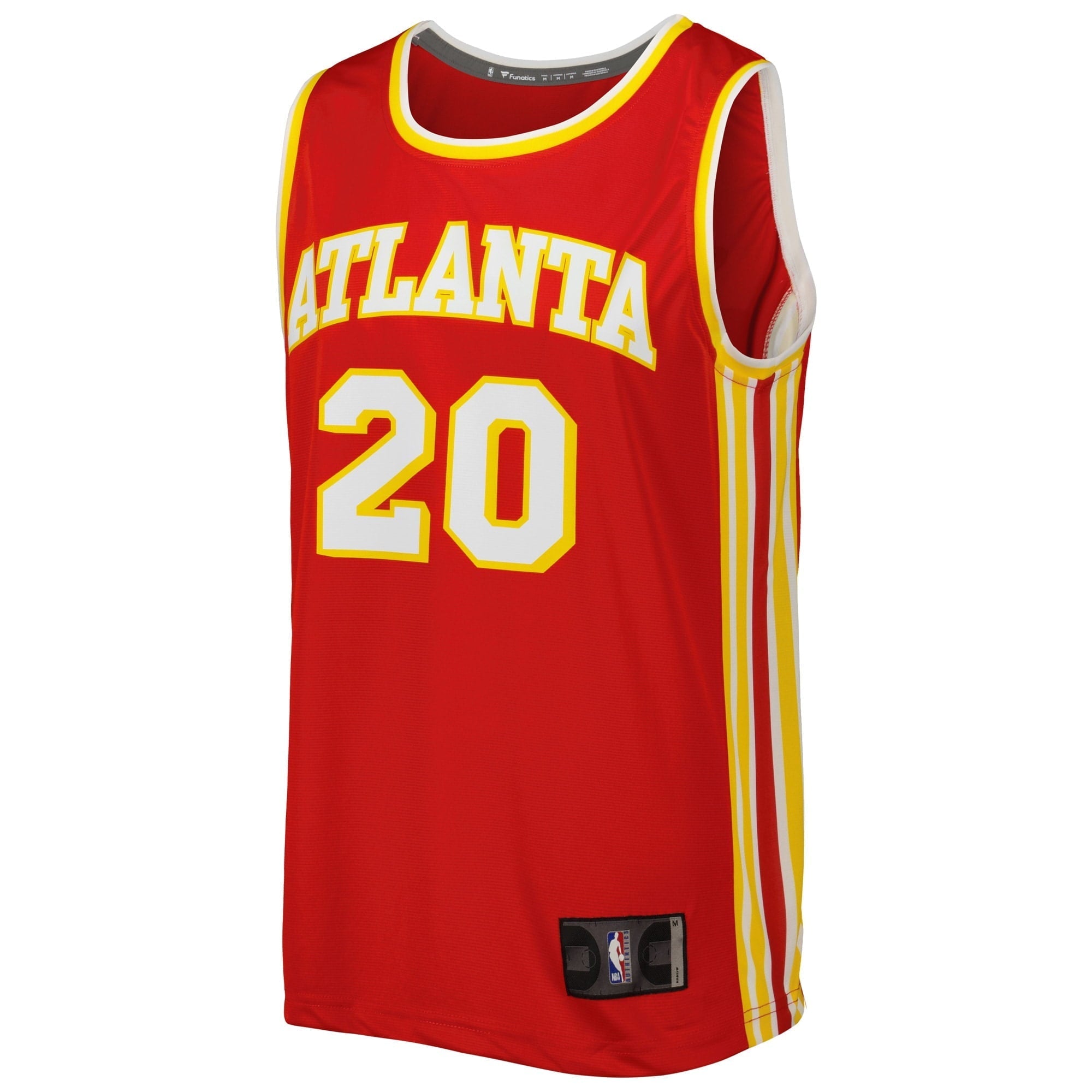 Men's Fanatics Branded John Collins Red Atlanta Hawks 2021/22 Fast Break Player Jersey - Icon Edition