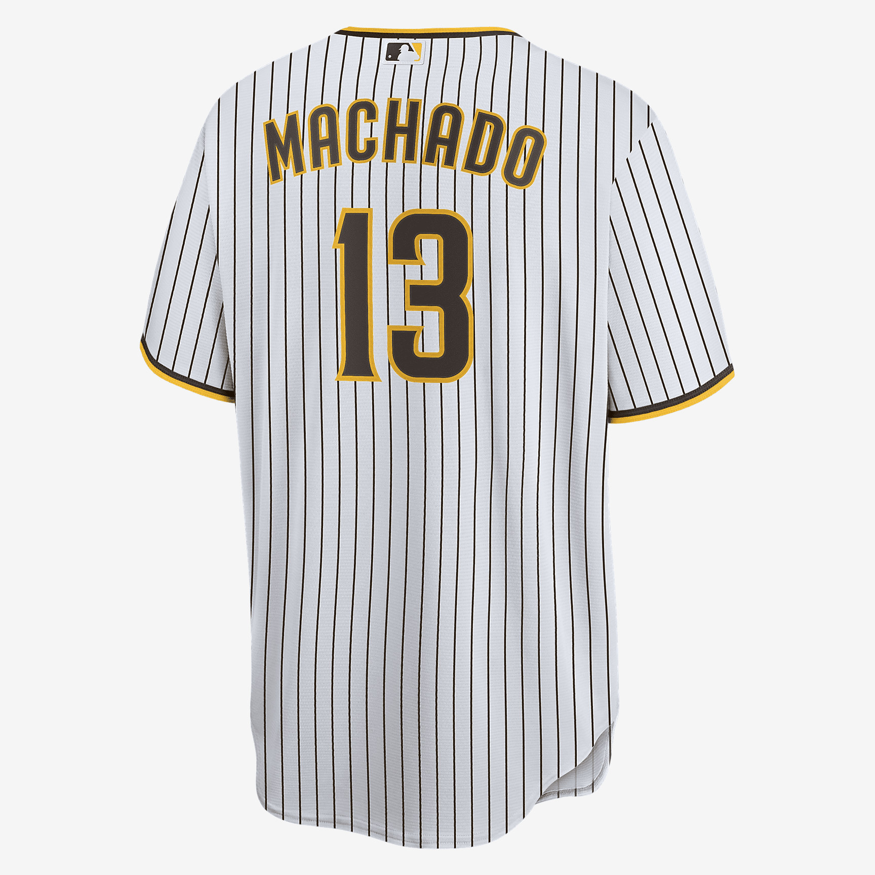 MLB San Diego Padres (Manny Machado) Men's Replica Baseball Jersey - White/Brown