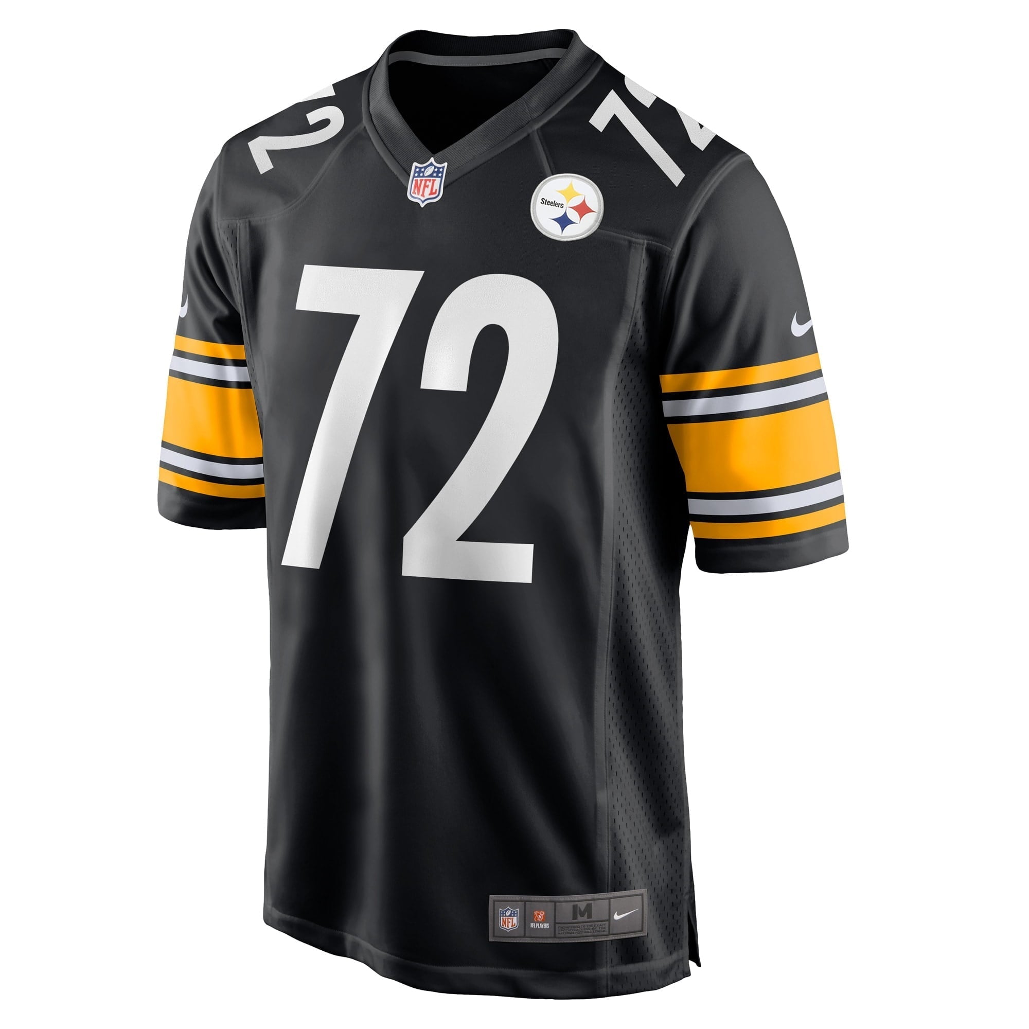 Men's Nike Trent Scott Black Pittsburgh Steelers Game Player Jersey