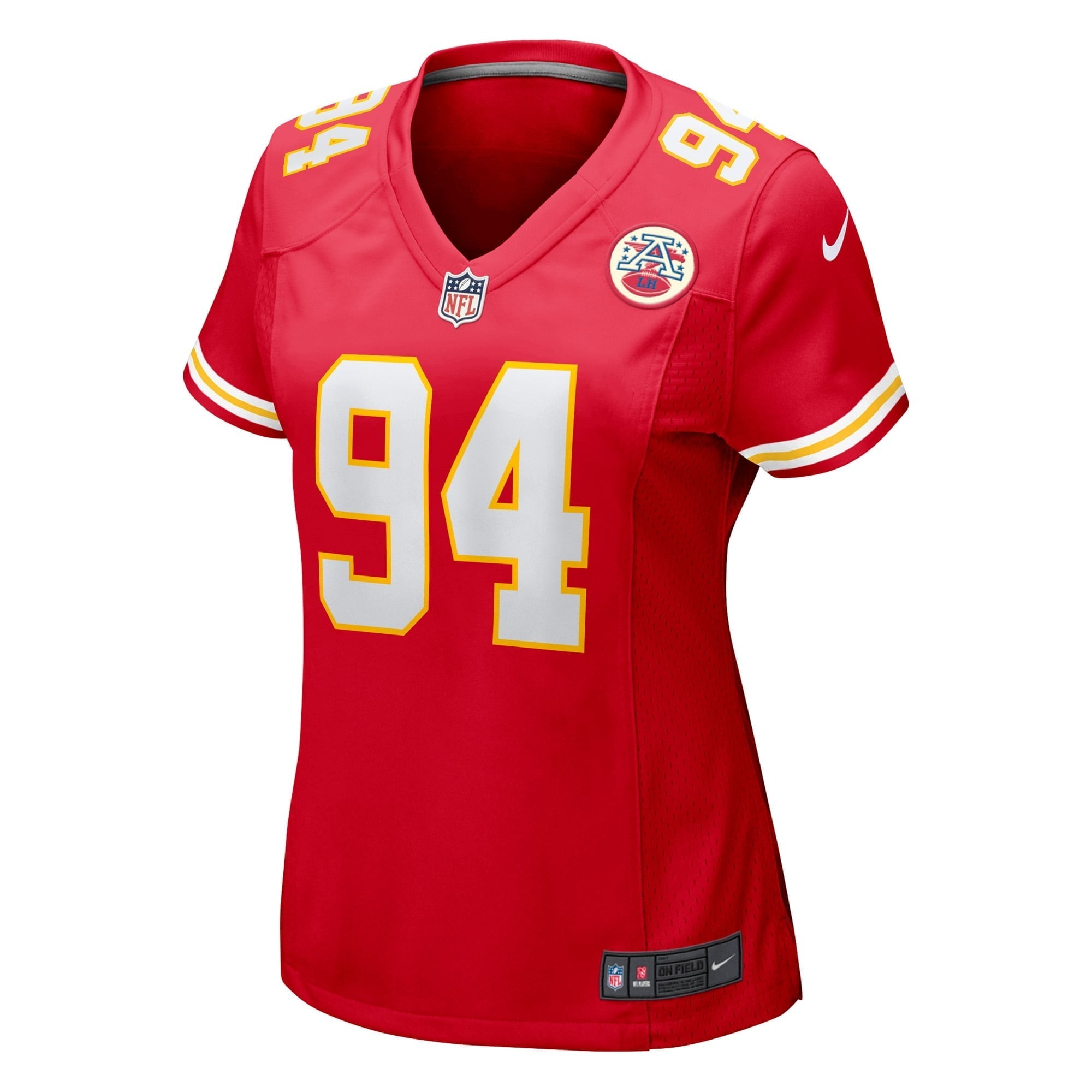 Women's Nike Malik Herring Red Kansas City Chiefs Team Game Player Jersey
