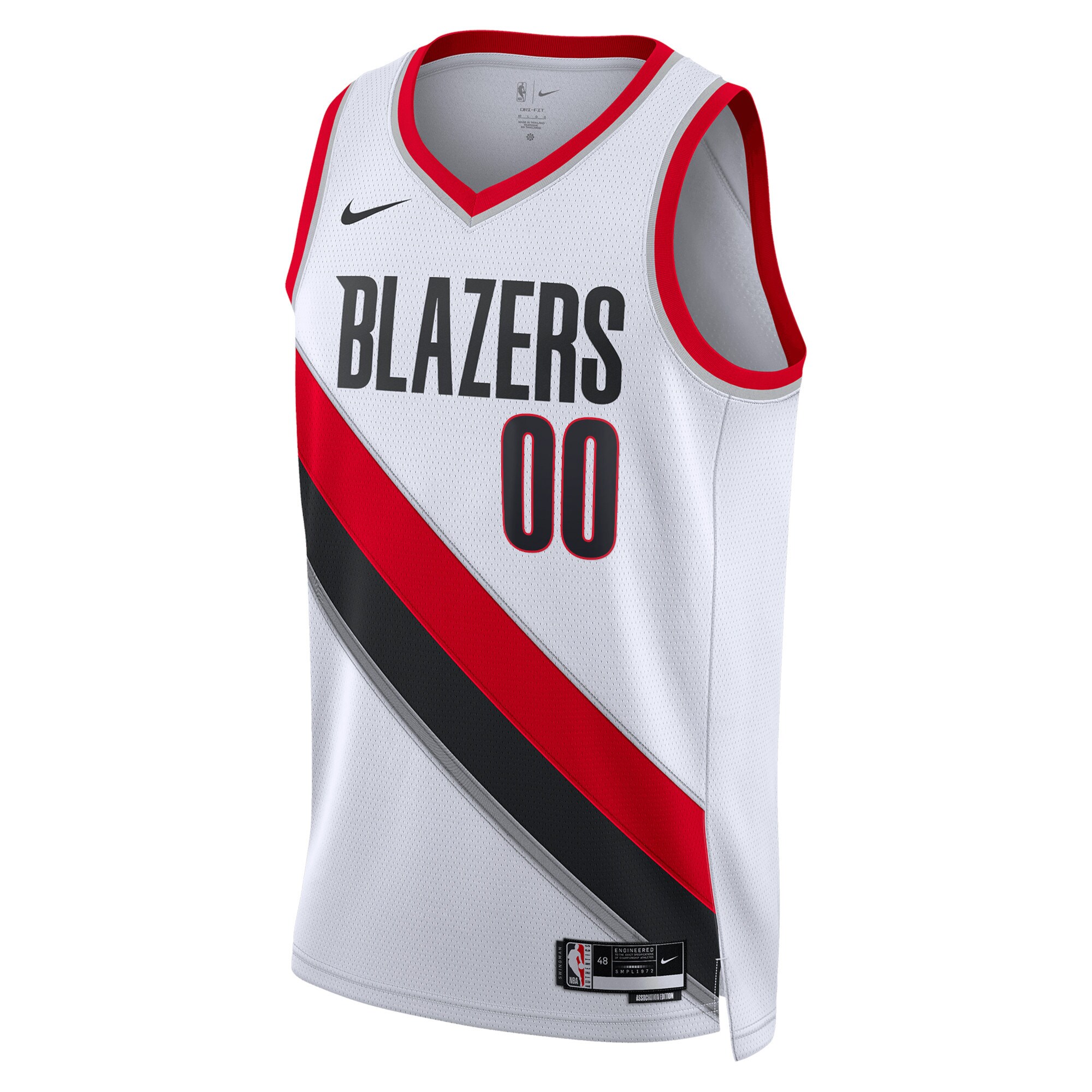Portland Trail Blazers Nike Unisex Swingman Custom Jersey White - Icon Edition