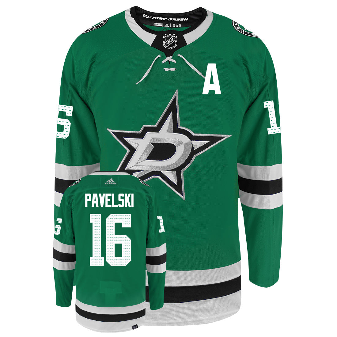 Joe Pavelski Dallas Stars Adidas Primegreen Authentic NHL Hockey Jersey