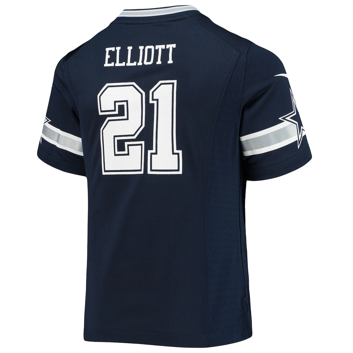 Girls' Grade School Ezekiel Elliott Nike Cowboys Game Jersey - Navy
