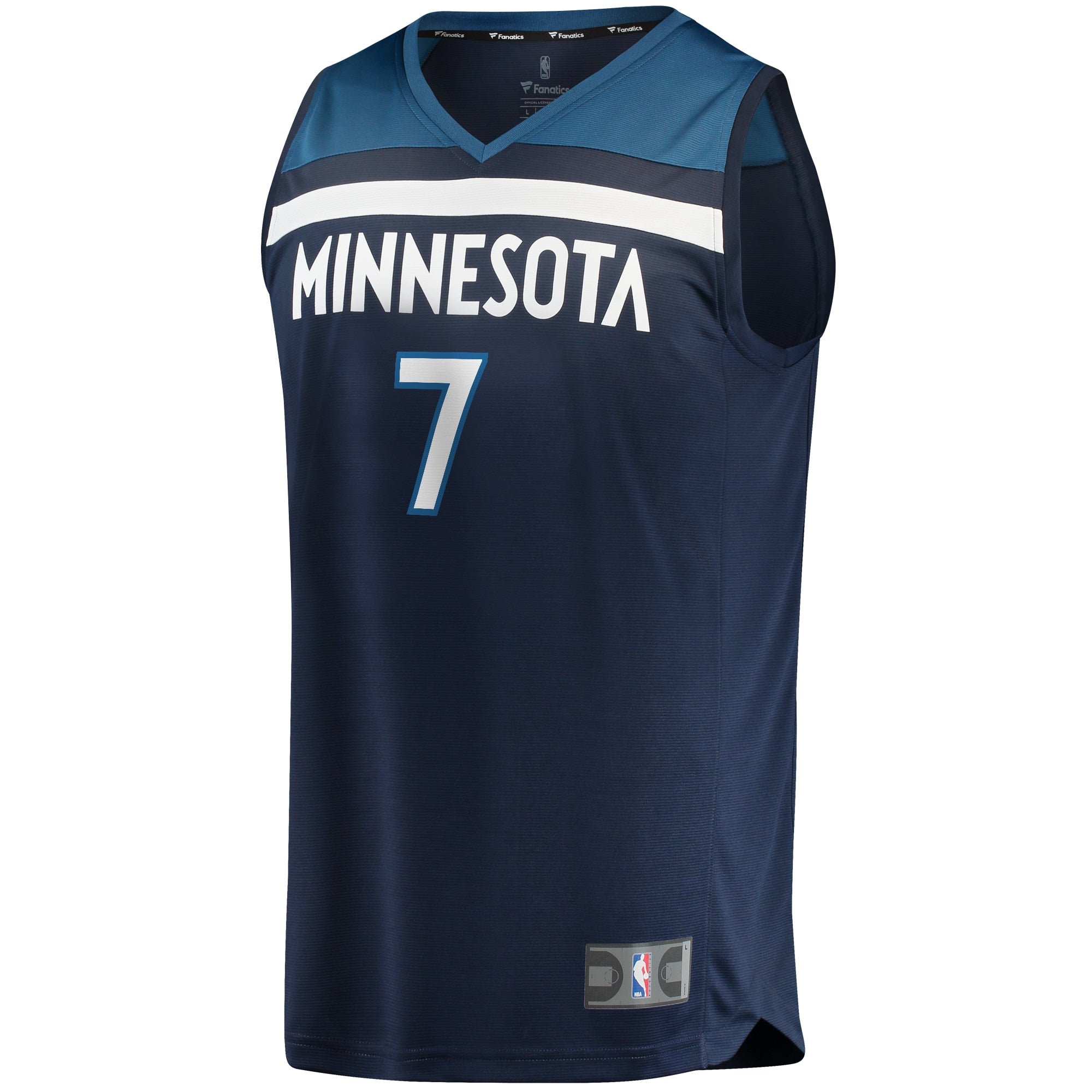 Men's Fanatics Branded Wendell Moore Jr. Navy Minnesota Timberwolves 2022 NBA Draft First Round Pick Fast Break Replica