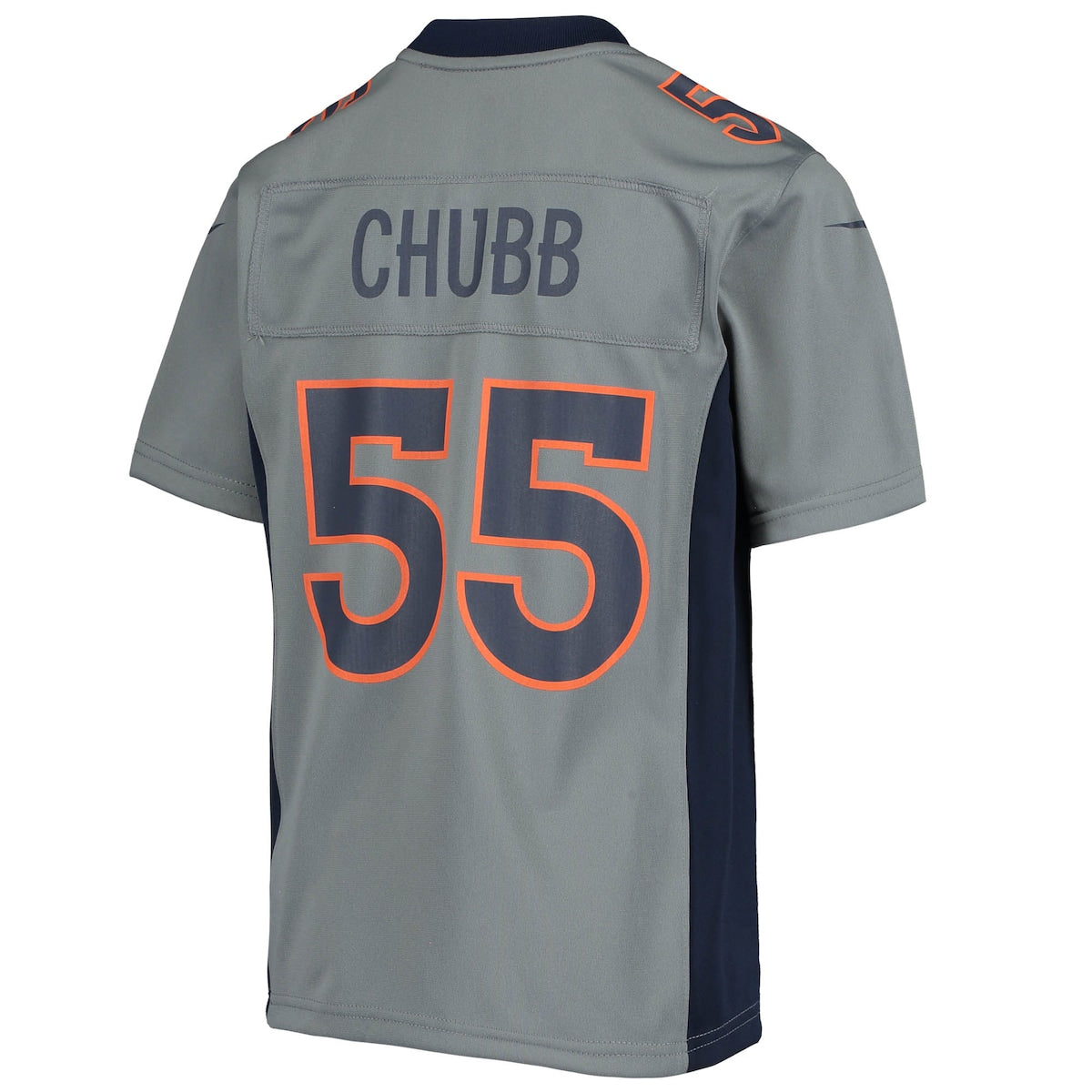 Boys' Grade School Bradley Chubb Nike Broncos Inverted Team Game Jersey - Grey