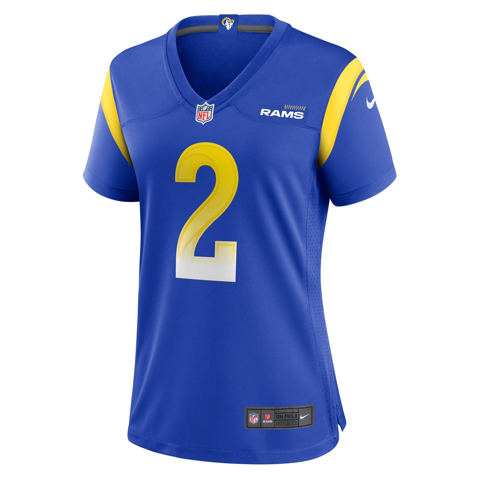 Women's Nike Russ Yeast Royal Los Angeles Rams Home Game Jersey
