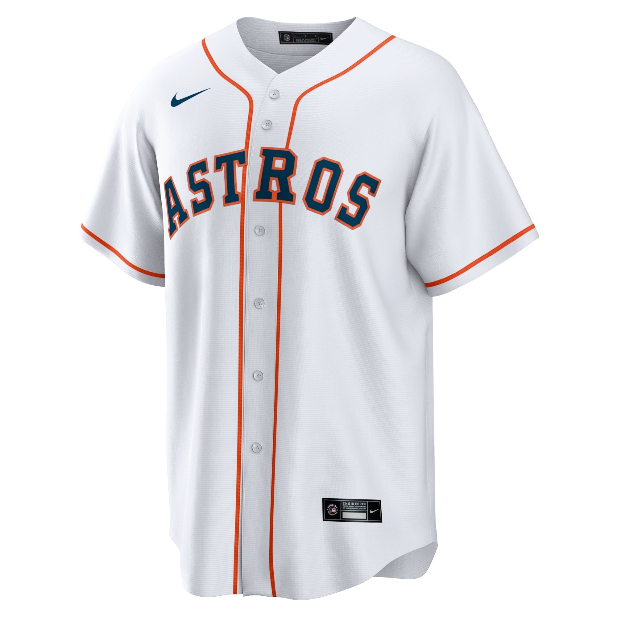 Men's Nike White Houston Astros Home Blank Replica Jersey