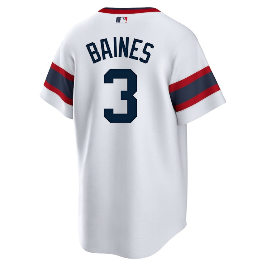 Men's Harold Baines Chicago White Sox Sunday 1983 Alternate White Premium Stitch Replica Jersey