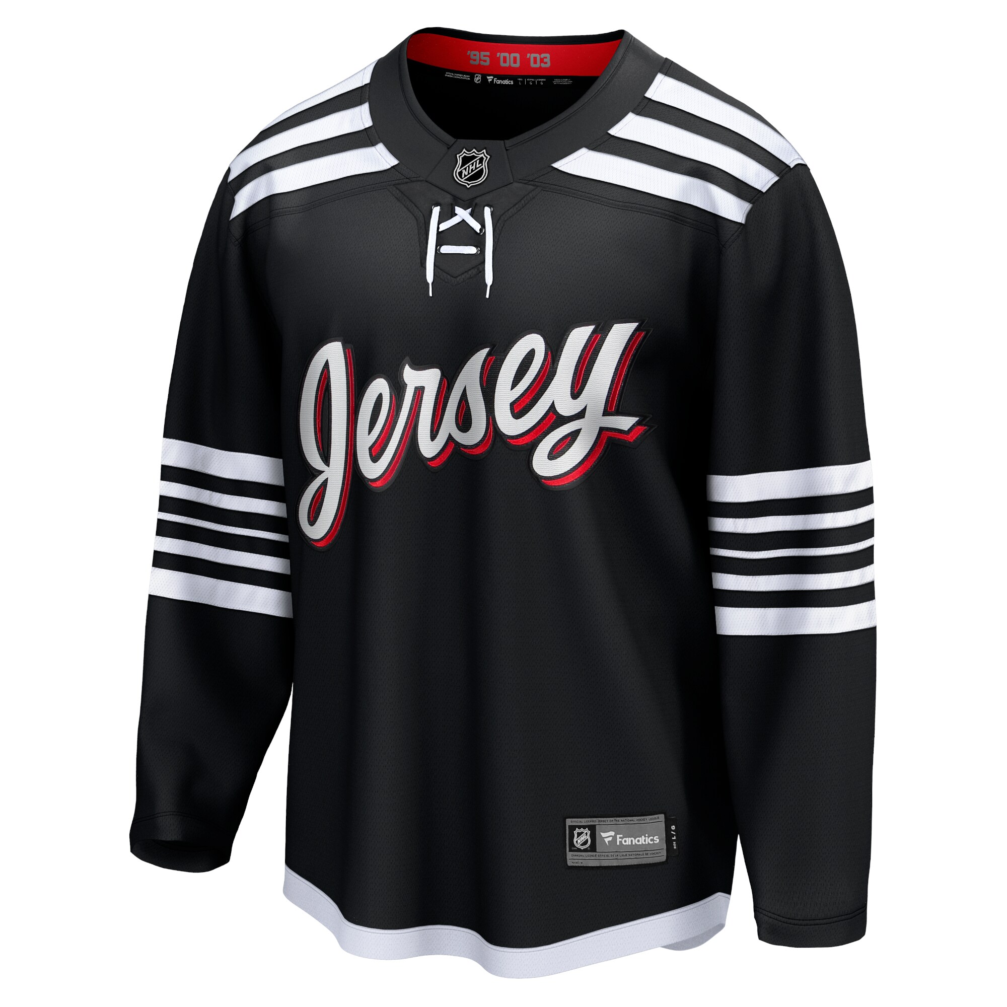 New Jersey Devils Fanatics Branded Alternate Premier Breakaway Team Jersey - Black