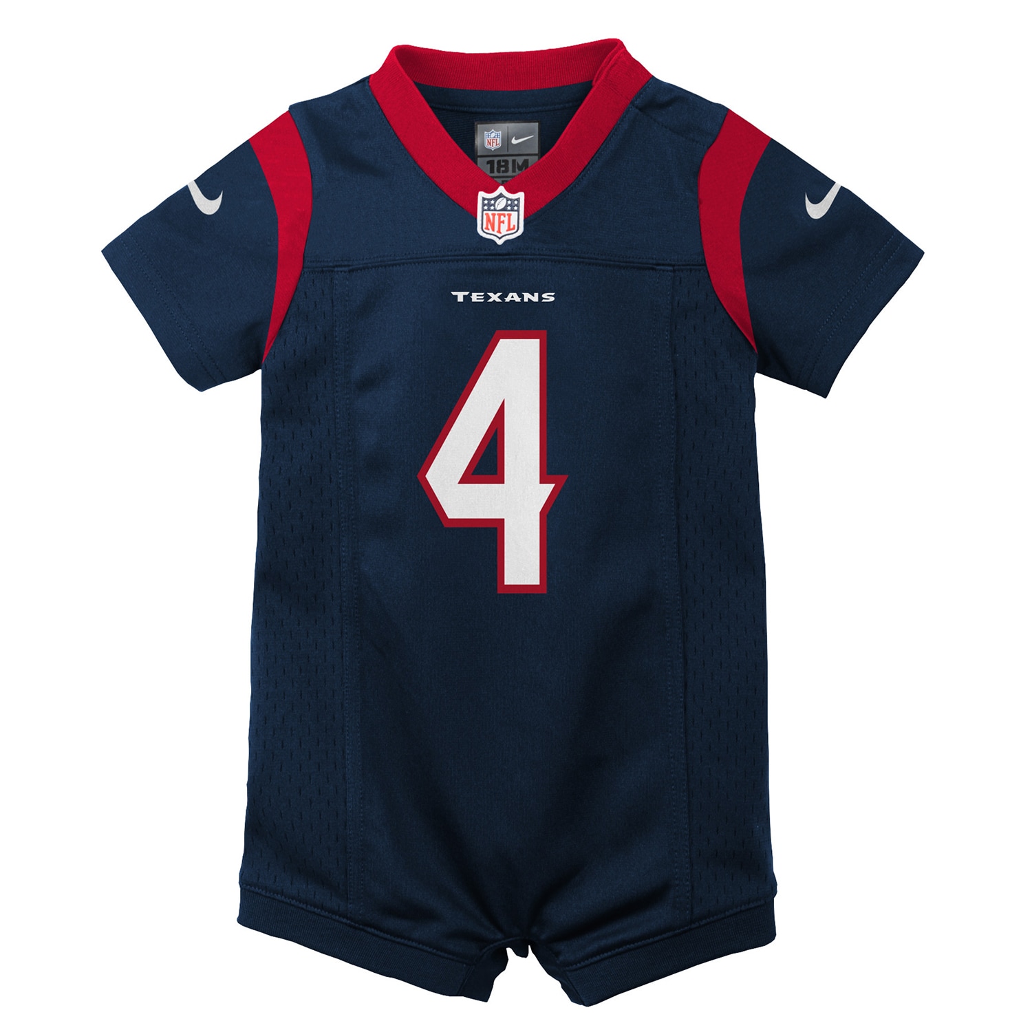 Deshaun Watson Houston Texans Nike Infant Romper Jersey - Navy