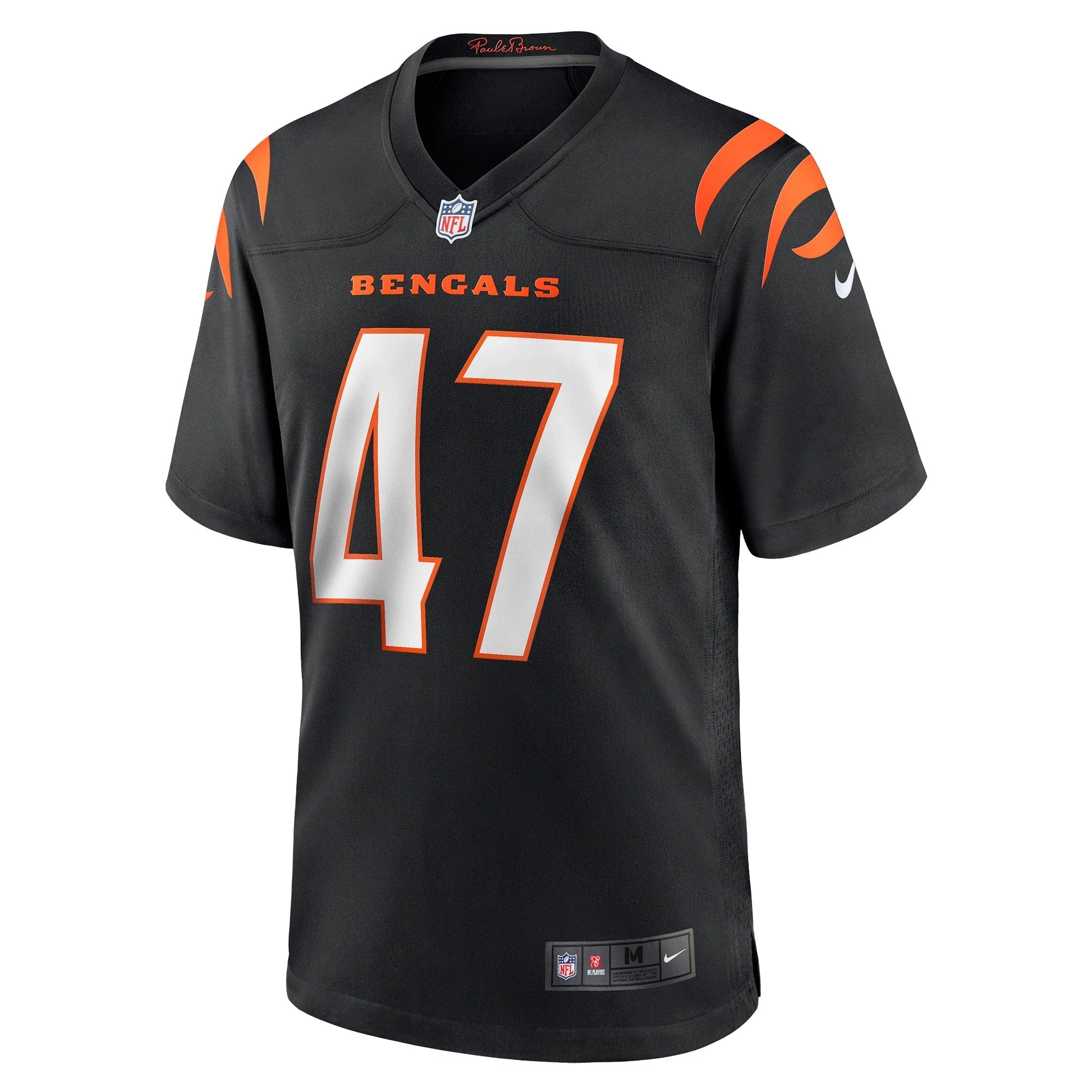 Men's Nike Keandre Jones Black Cincinnati Bengals Game Jersey