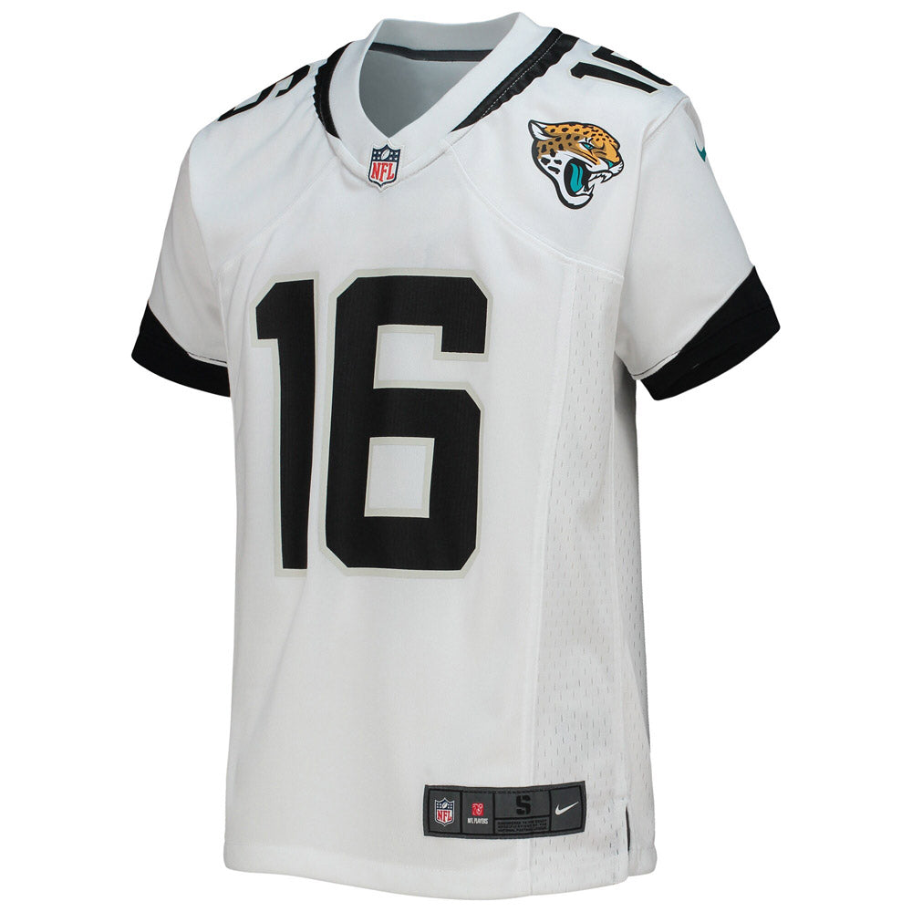 Youth Jacksonville Jaguars Trevor Lawrence Game Jersey White