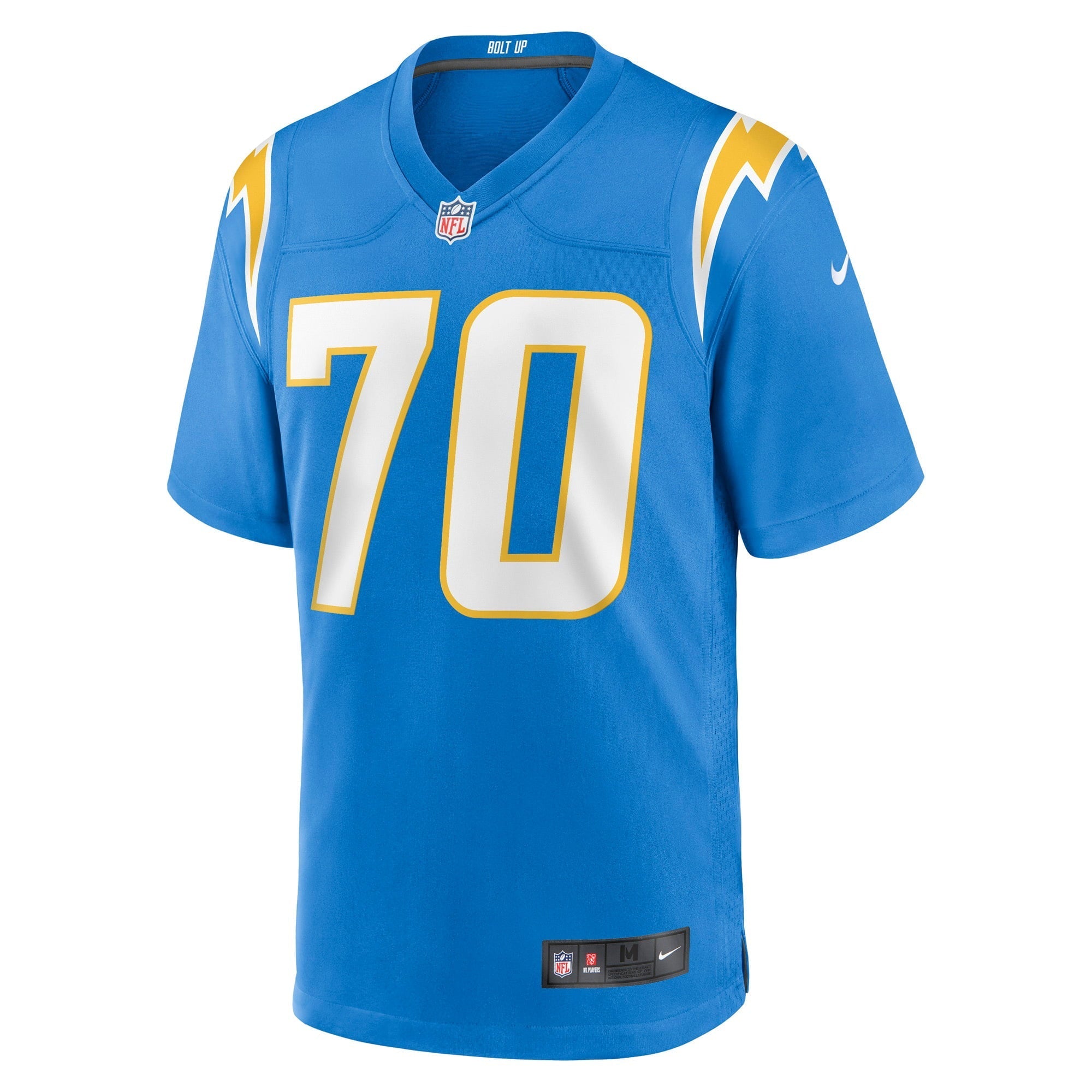 Men's Nike Rashawn Slater Powder Blue Los Angeles Chargers Game Jersey