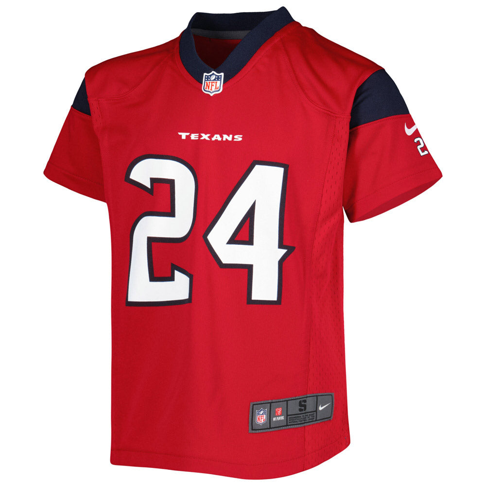 Youth Houston Texans Derek Stingley Jr. Game Jersey Red