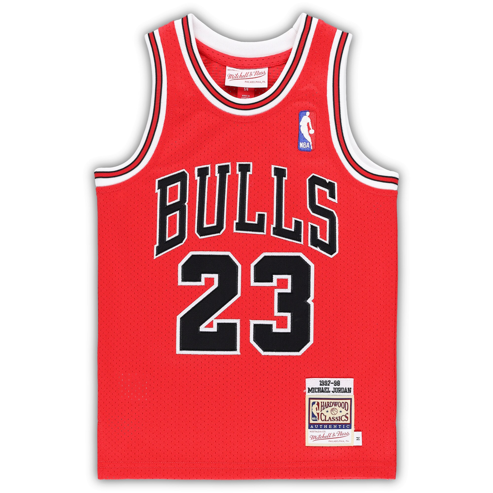 Michael Jordans Chicago Bulls Mitchell & Ness Preschool 1997/98 Hardwood Classics Authentic Jersey - Red