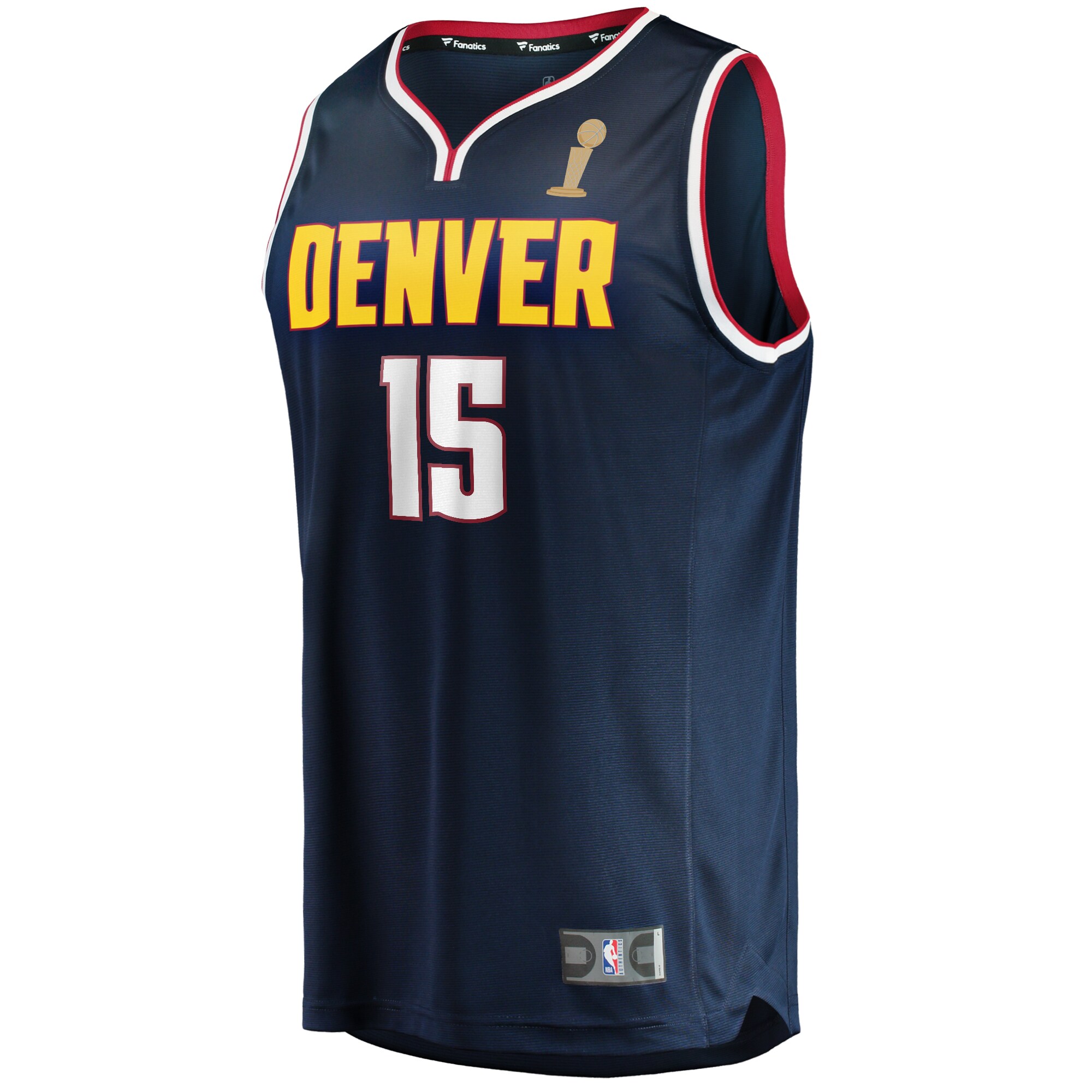 Nikola Jokic Denver Nuggets Fanatics Branded Navy 2023 NBA Finals Champions Fast Break Player Jersey - Icon Edition
