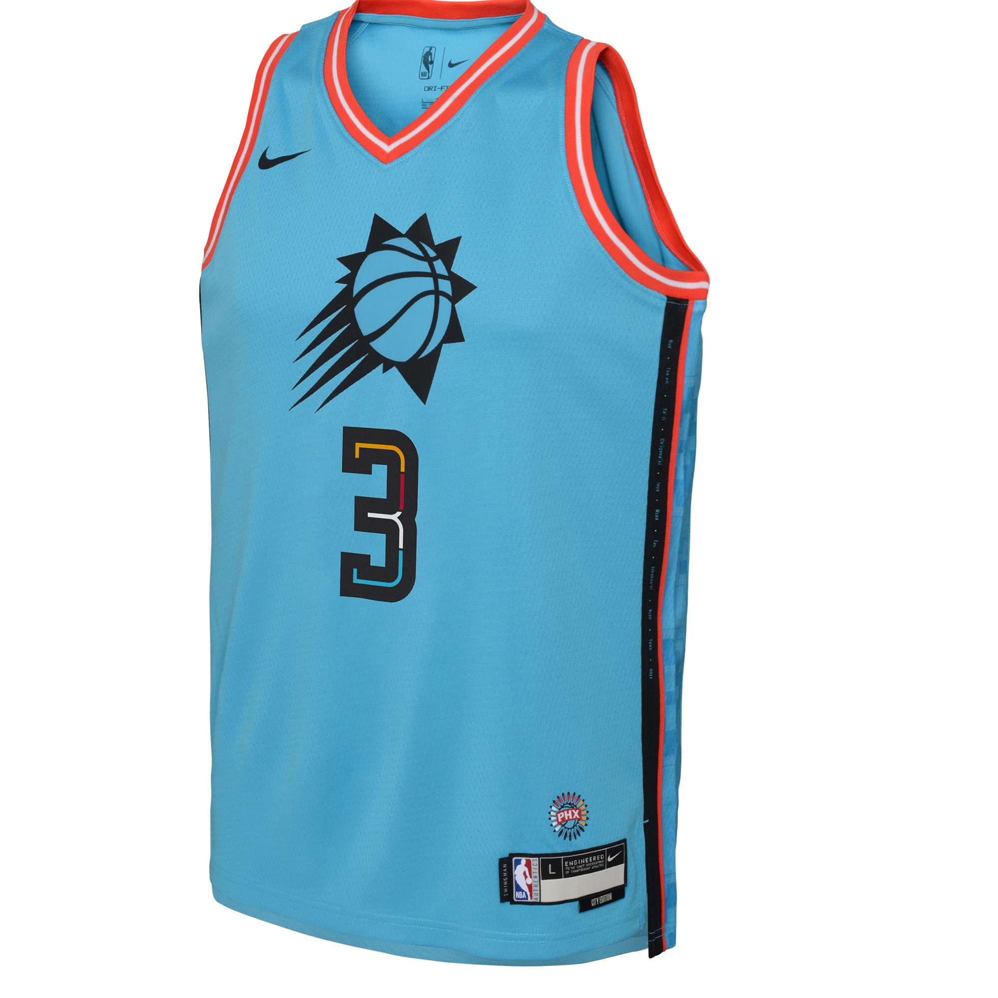 Chris Paul Phoenix Suns Nike Youth 2022/23 Swingman Jersey - City Edition - Turquoise