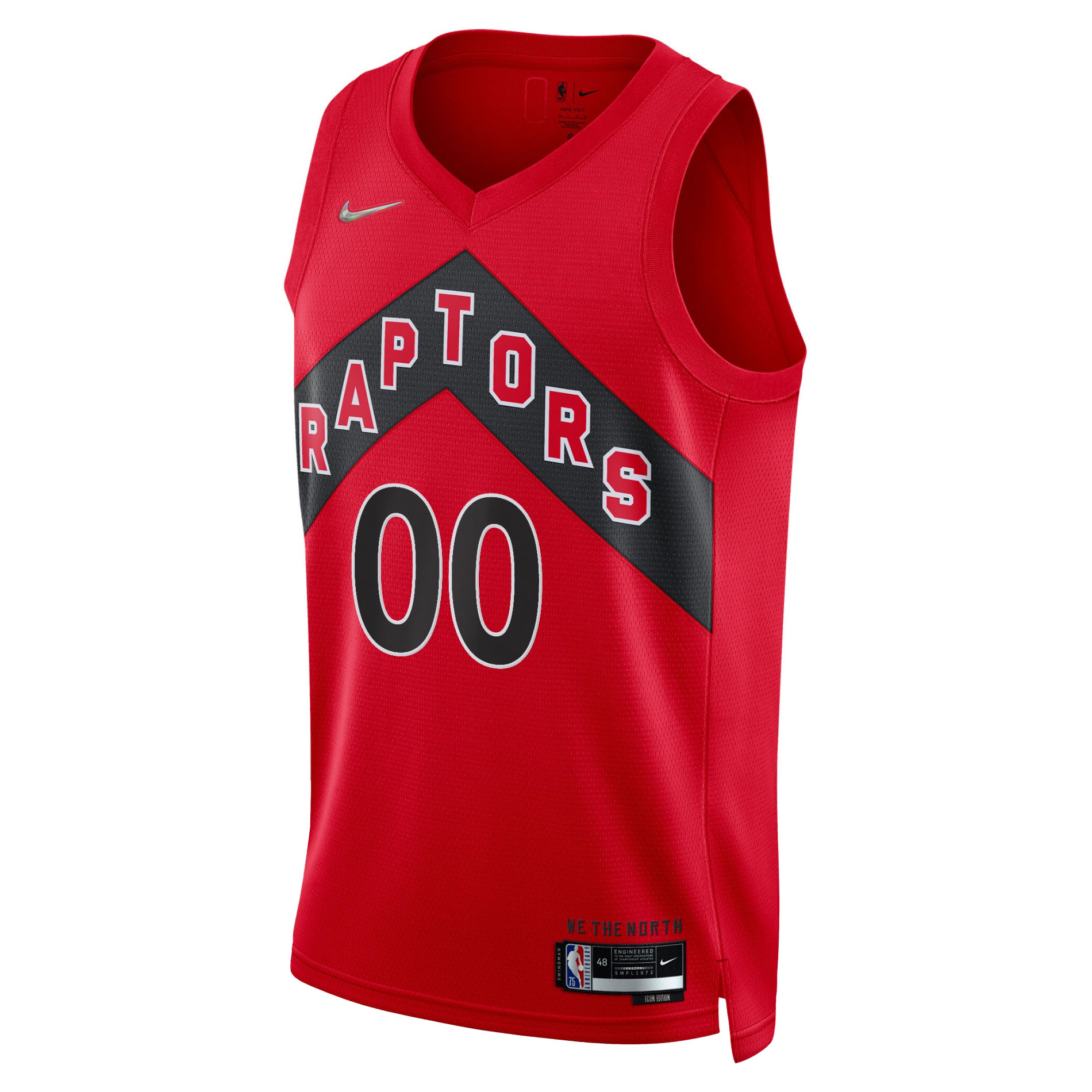 Toronto Raptors Nike 2021/22 Diamond Swingman Custom Jersey - Icon Edition - Red