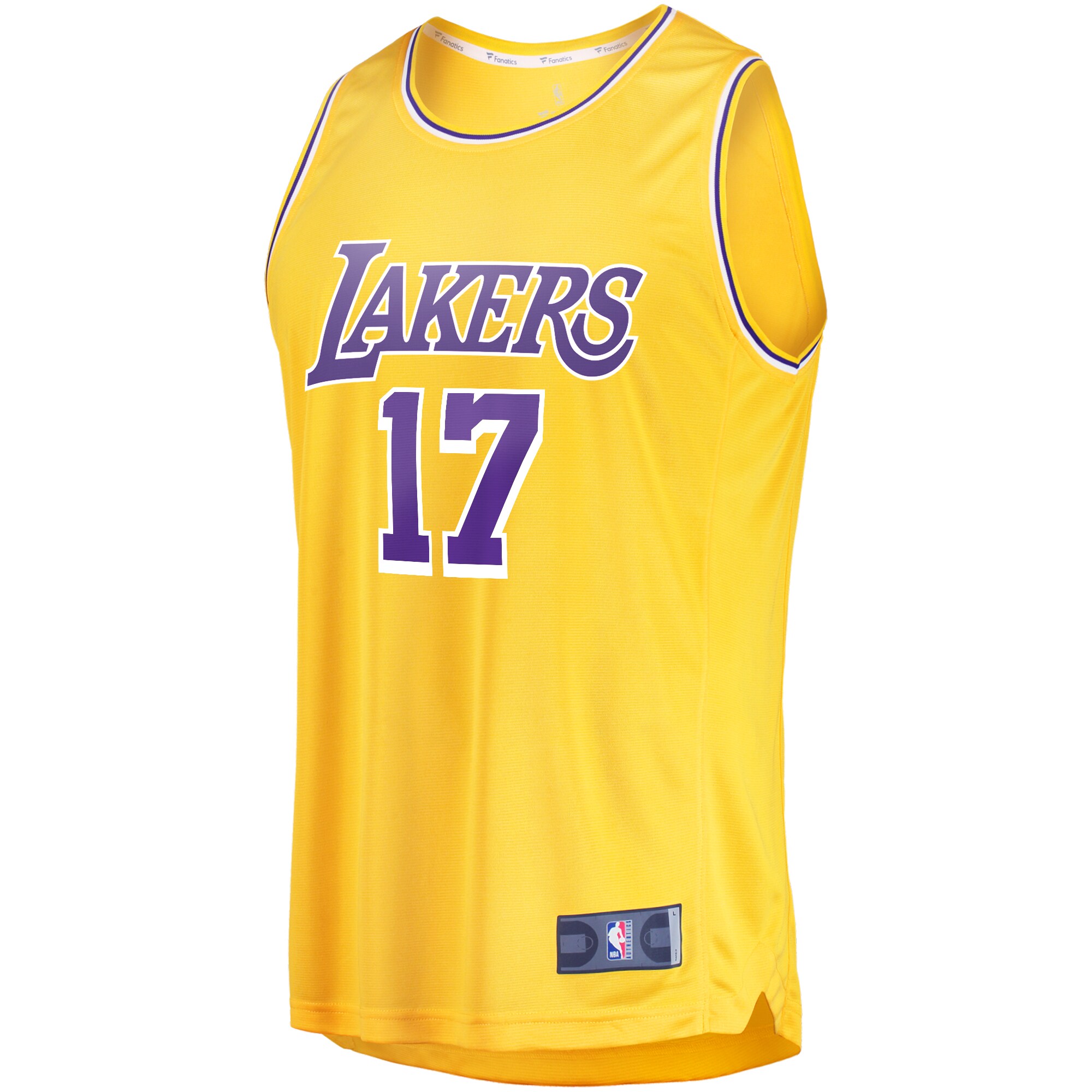 Dennis Schroder Los Angeles Lakers Fanatics Branded Fast Break Player Jersey - Icon Edition - Gold