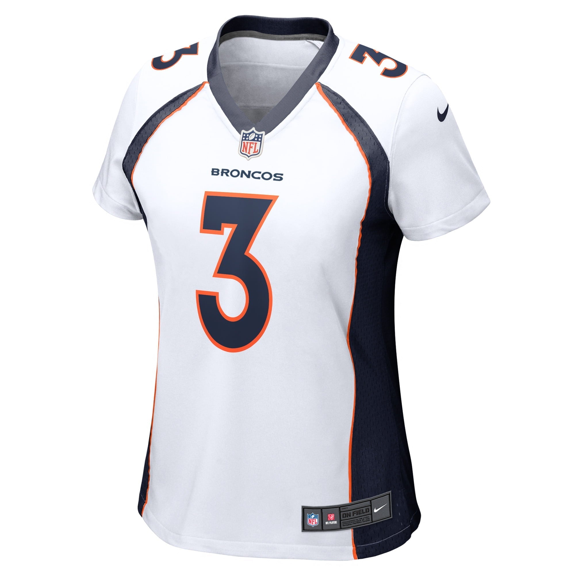 Women's Nike  Russell Wilson  White Denver Broncos Game Jersey