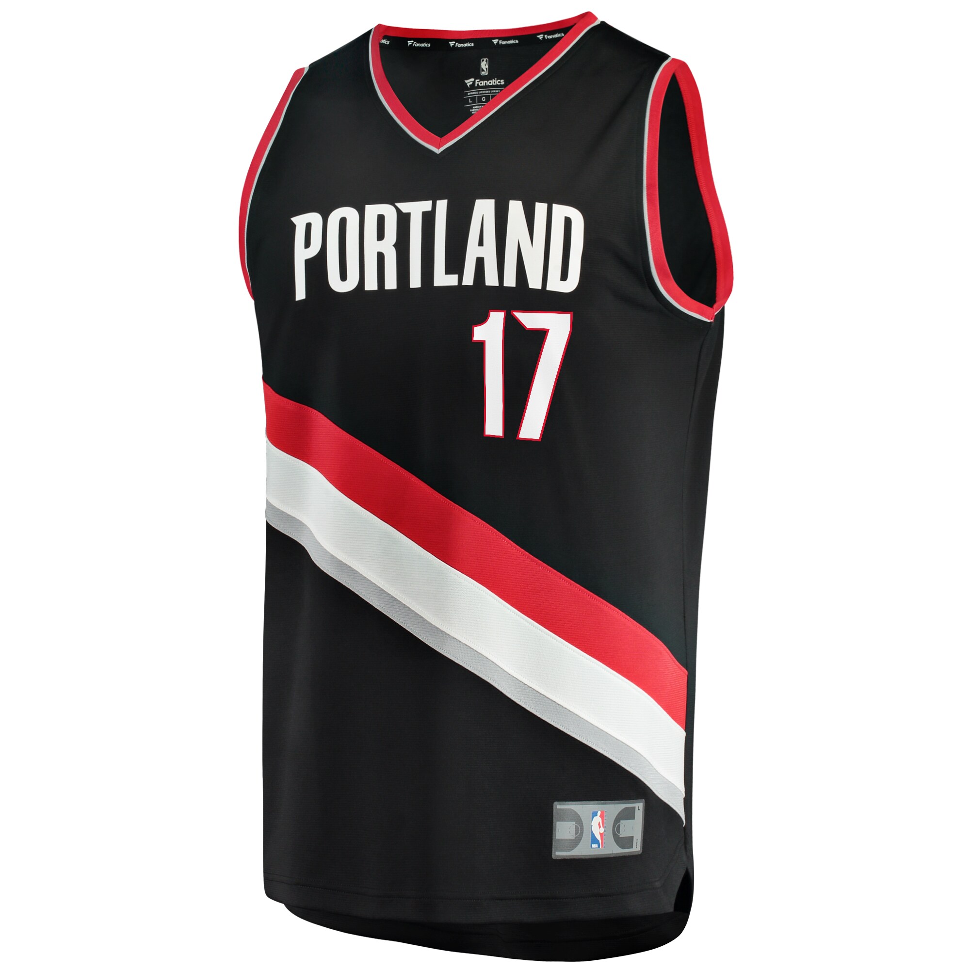 Shaedon Sharpe Portland Trail Blazers Fanatics Branded 2022 NBA Draft First Round Pick Fast Break Replica Player Jersey - Icon Edition - Black