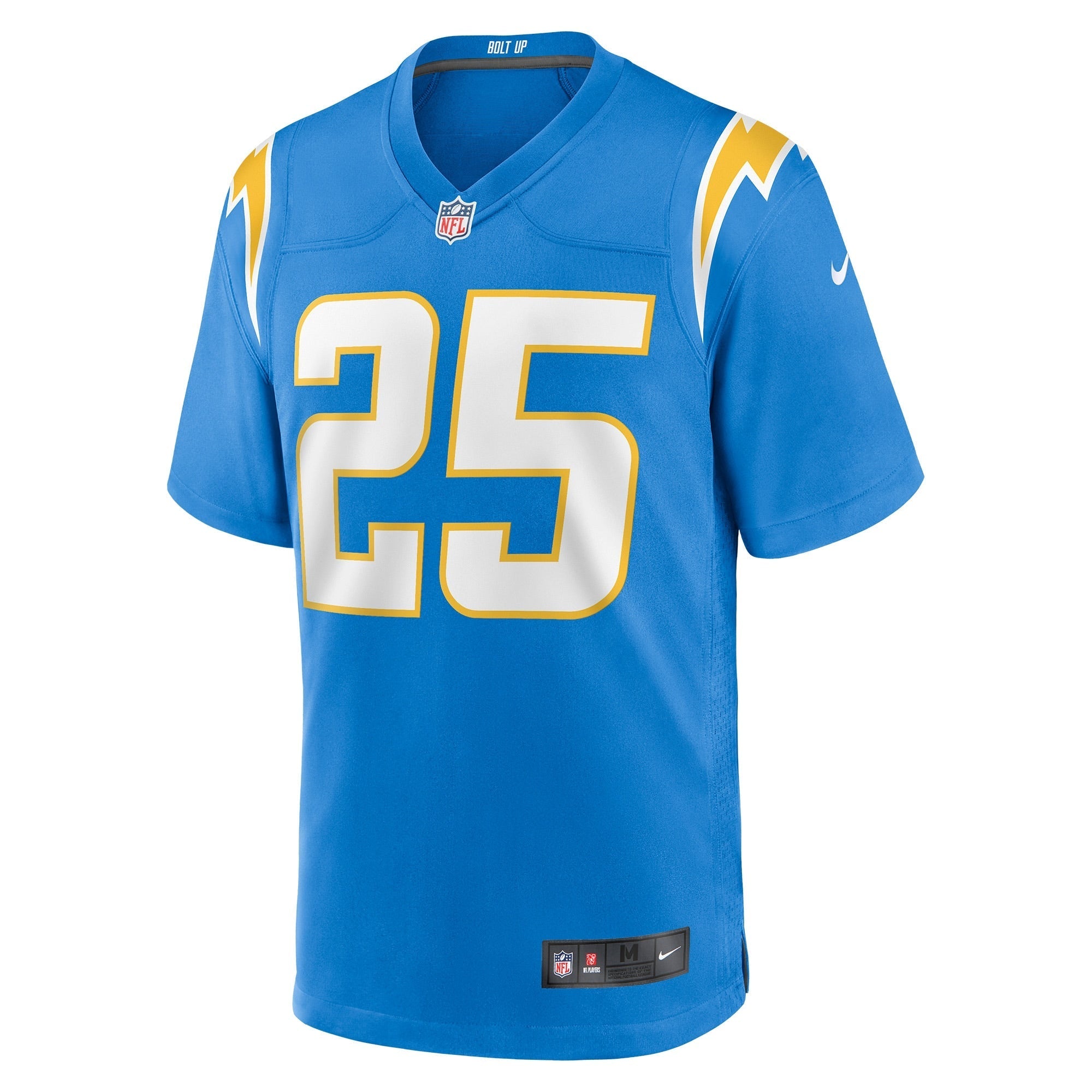 Men's Nike Joshua Kelley Powder Blue Los Angeles Chargers Game Jersey