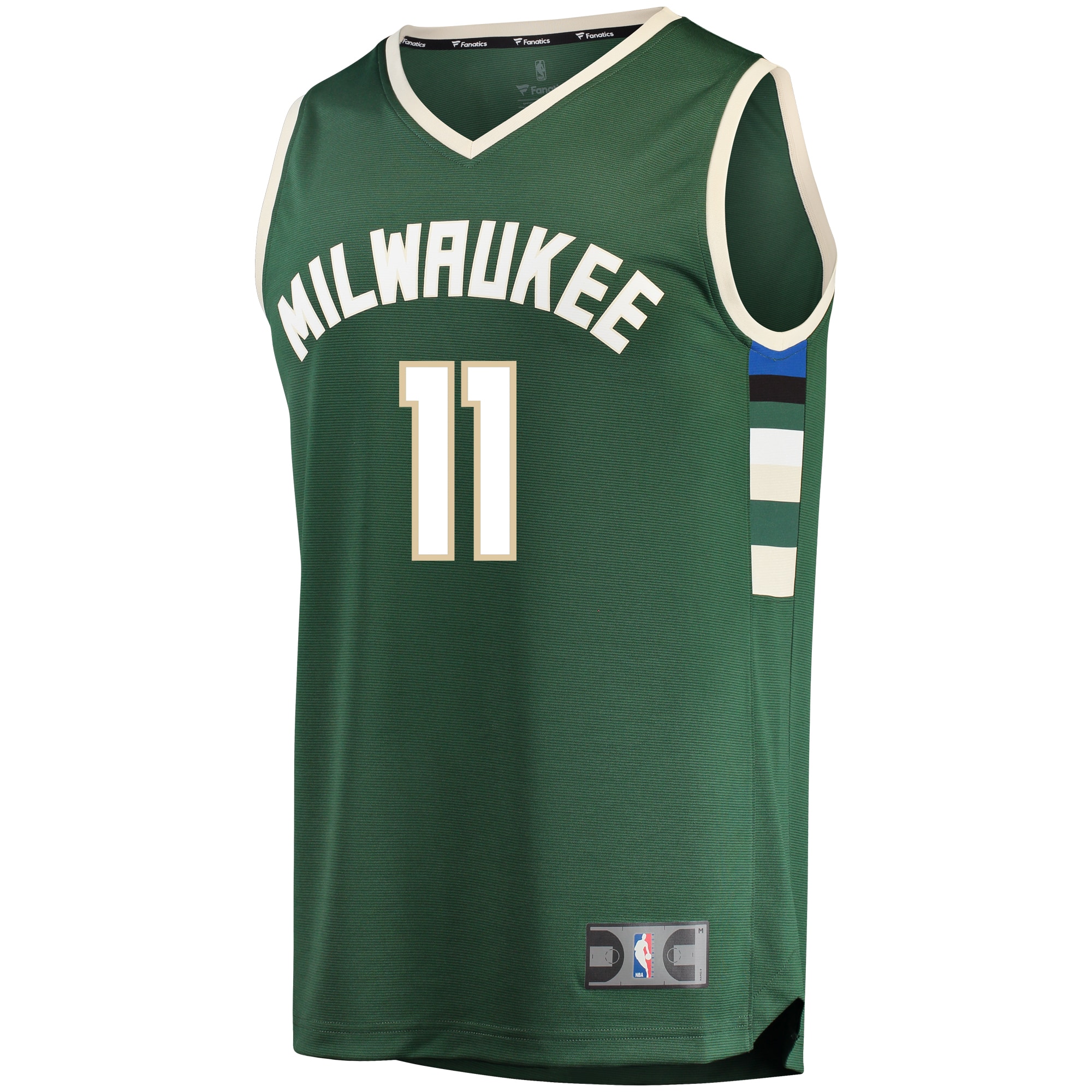 Brook Lopez Milwaukee Bucks Fanatics Branded Fast Break Replica Player Jersey Green - Icon Edition