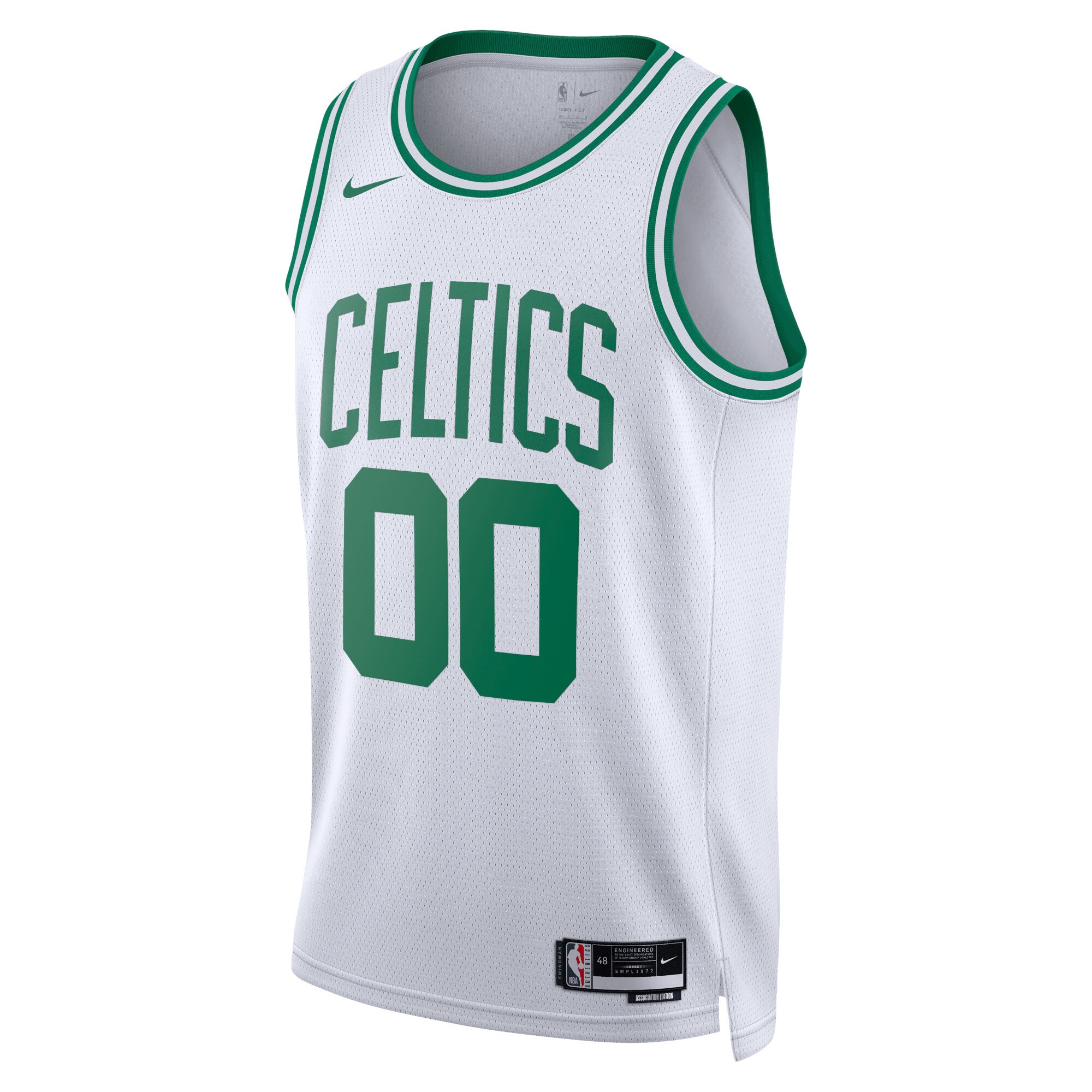 Boston Celtics Nike Unisex Swingman Custom Jersey White - Icon Edition
