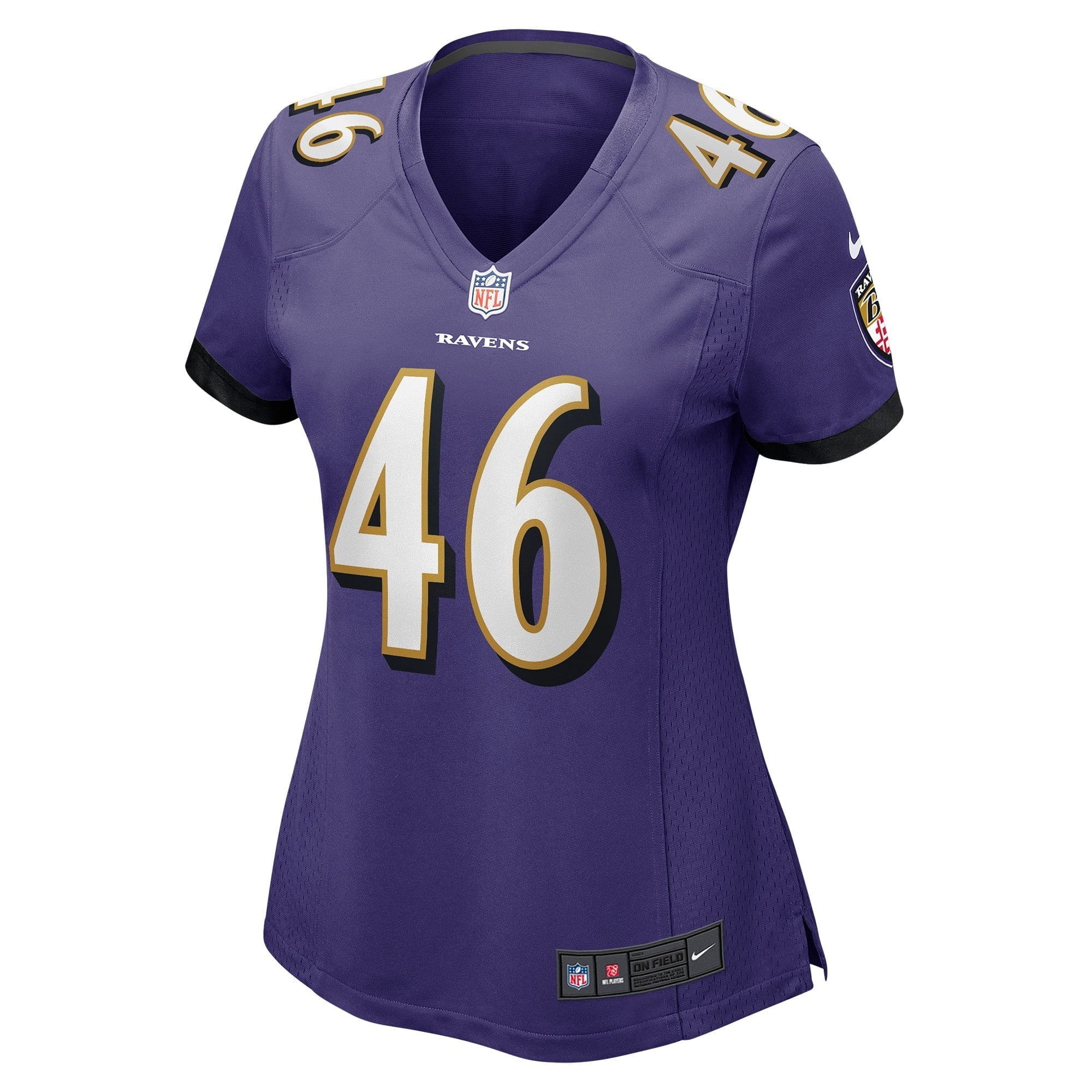 Women's Nike Nick Moore Purple Baltimore Ravens Game Player Jersey