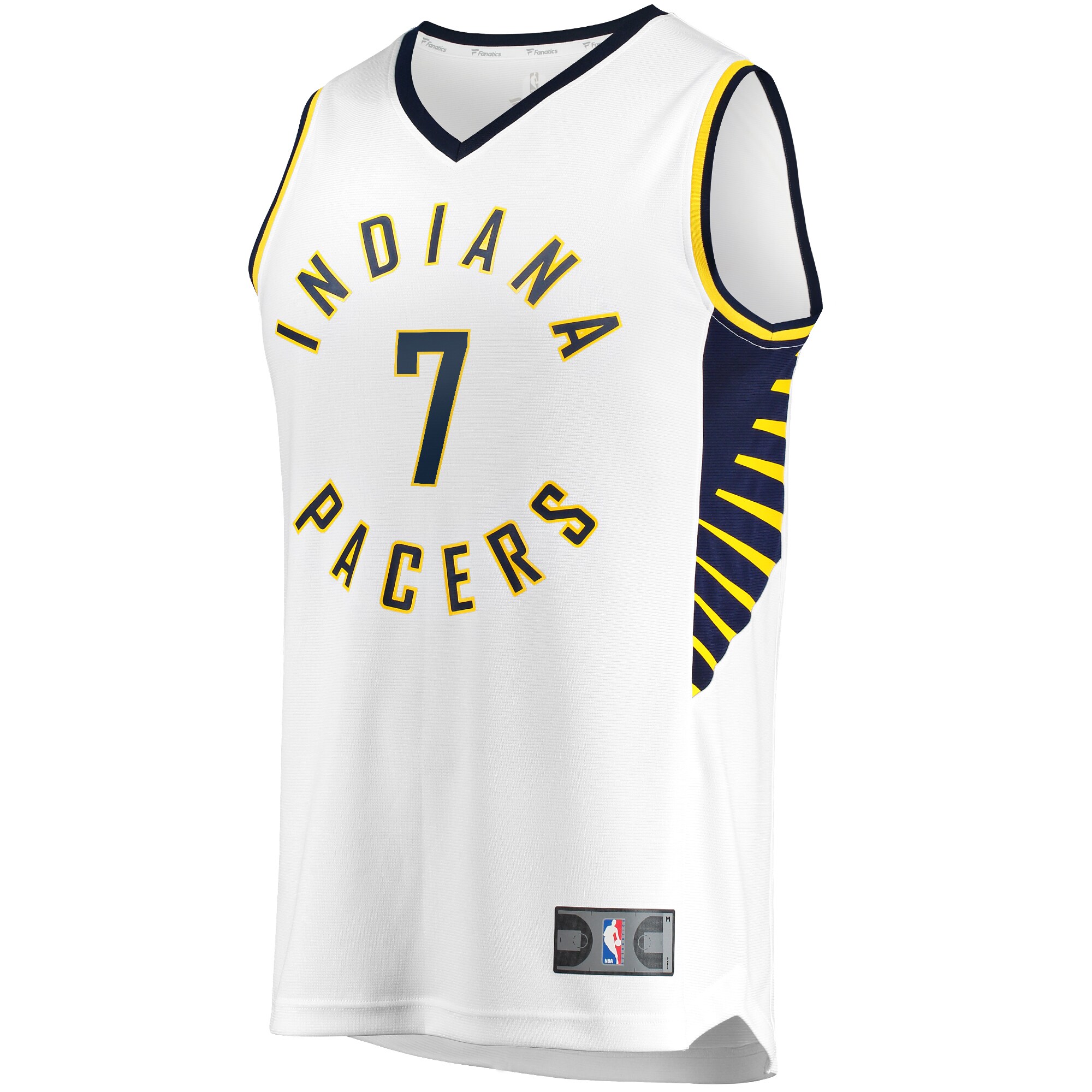 Malcolm Brogdon Indiana Pacers Fanatics Branded Fast Break Replica Jersey White - Association Edition
