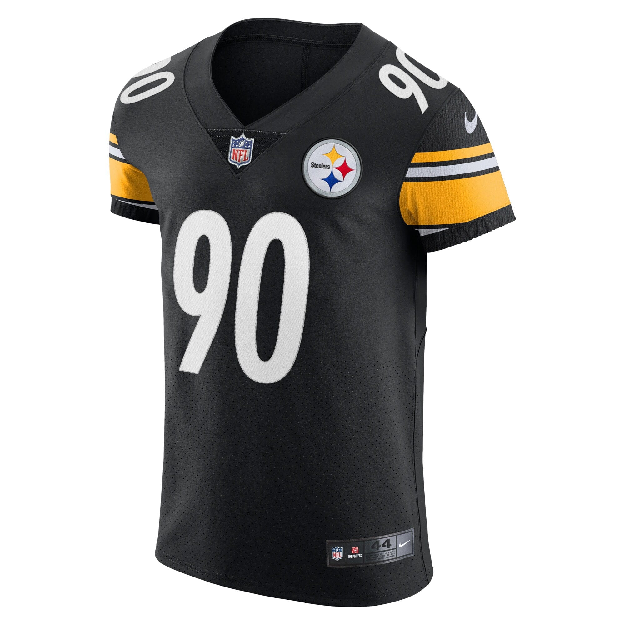 Men's Nike T.J. Watt Black Pittsburgh Steelers Vapor Elite Player Jersey